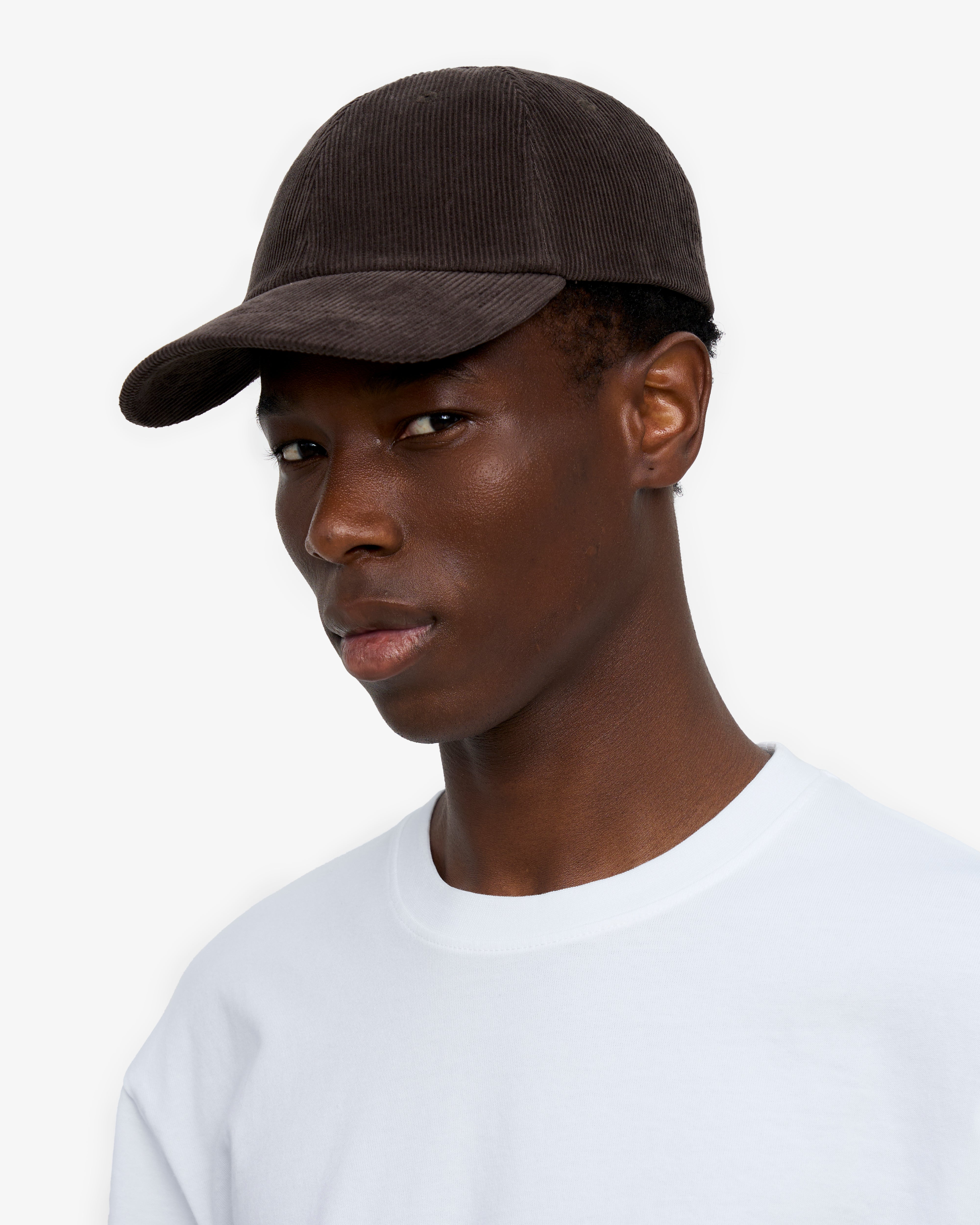 Organic Corduroy Cap - Coffee Brown