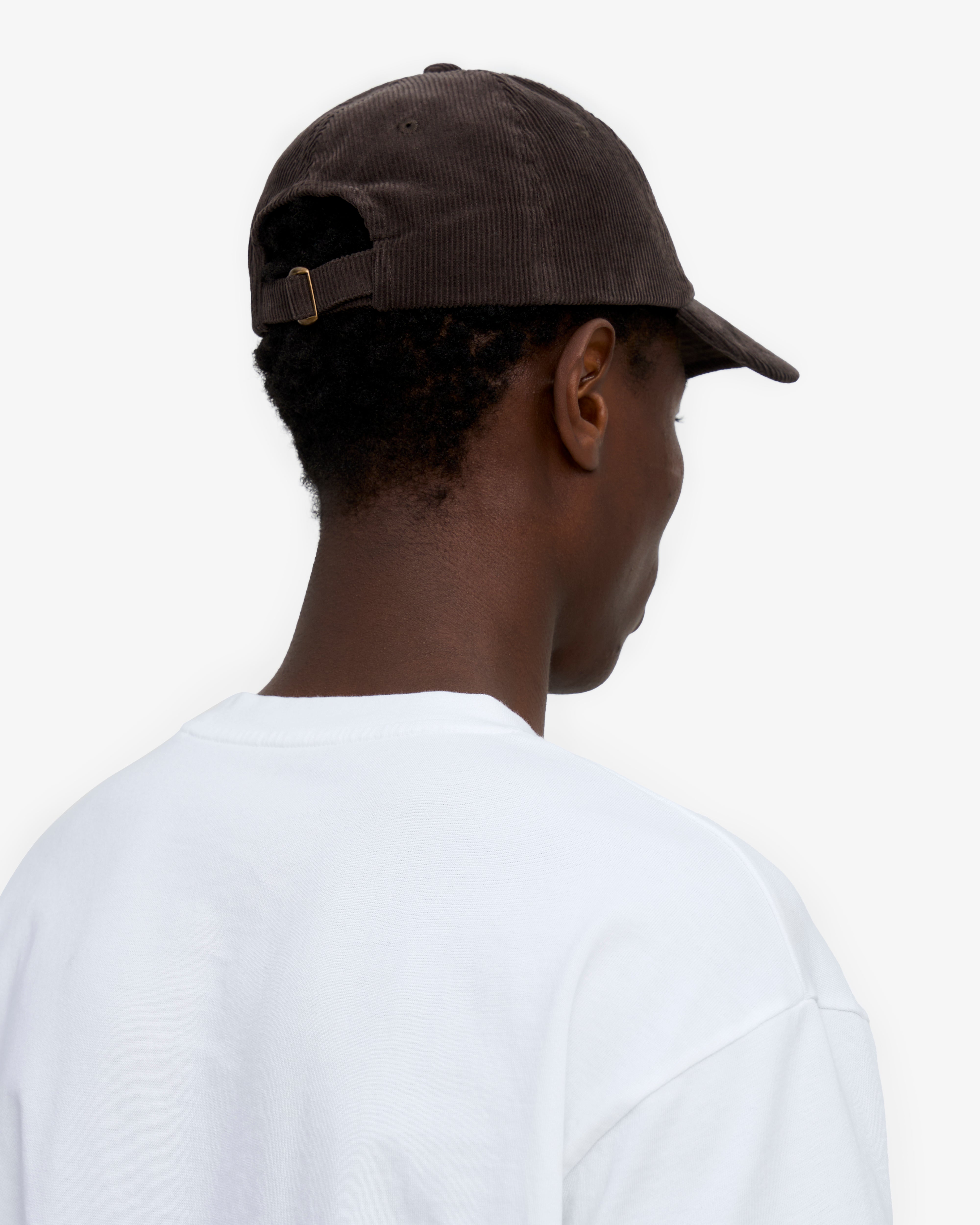 Organic Corduroy Cap - Coffee Brown