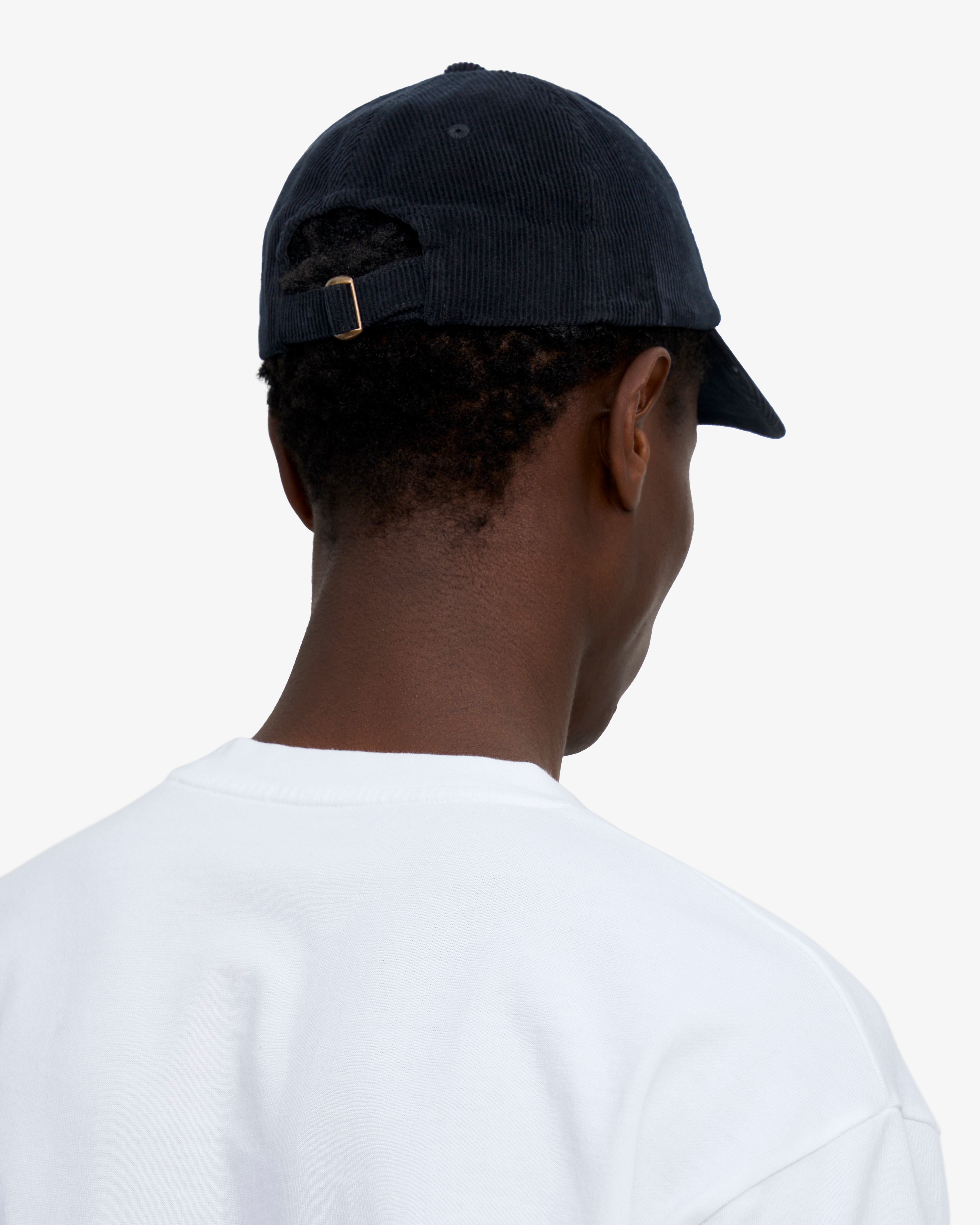 Organic Corduroy Cap - Navy Blue