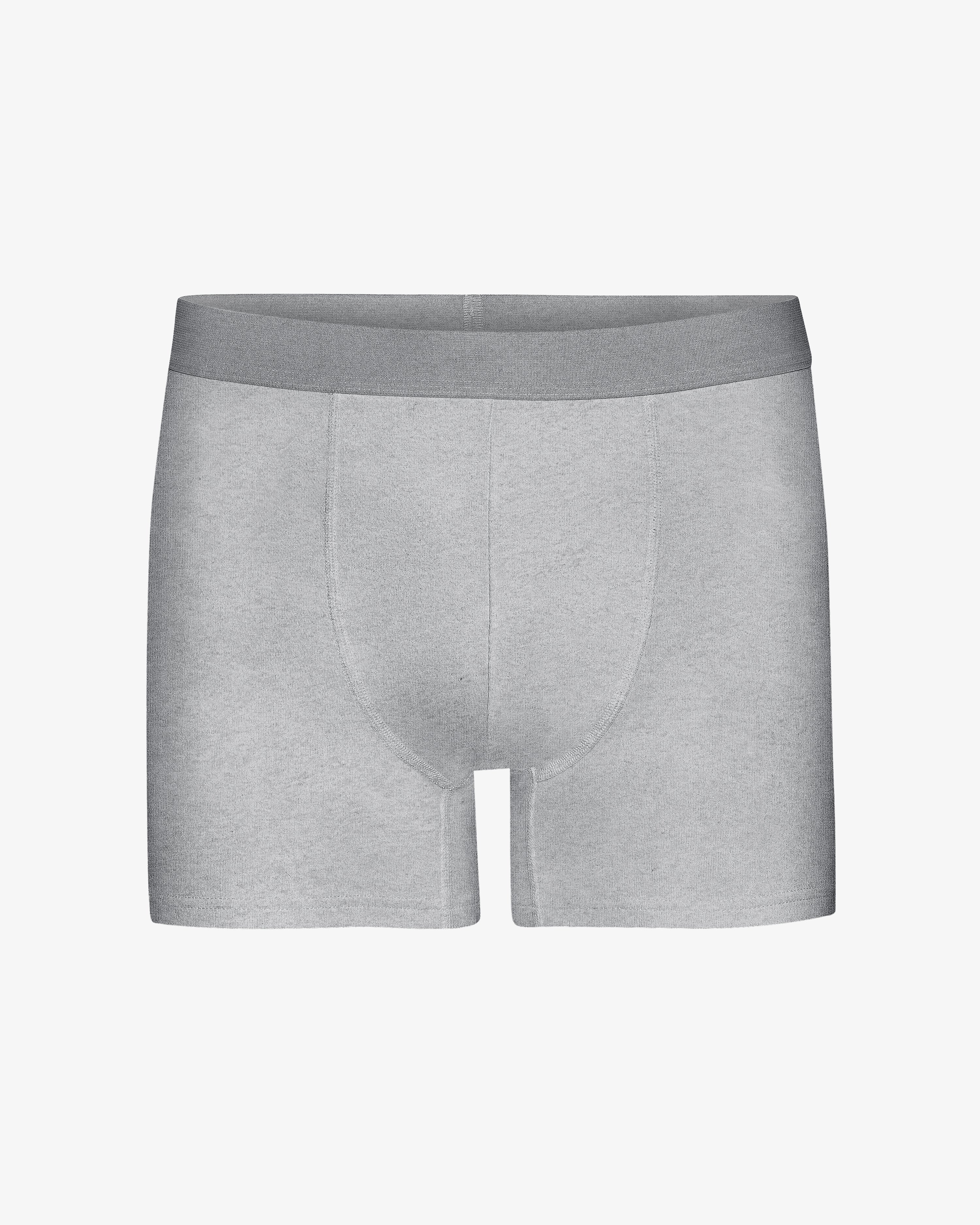 Classic Organic Boxer Briefs - Heather Grey