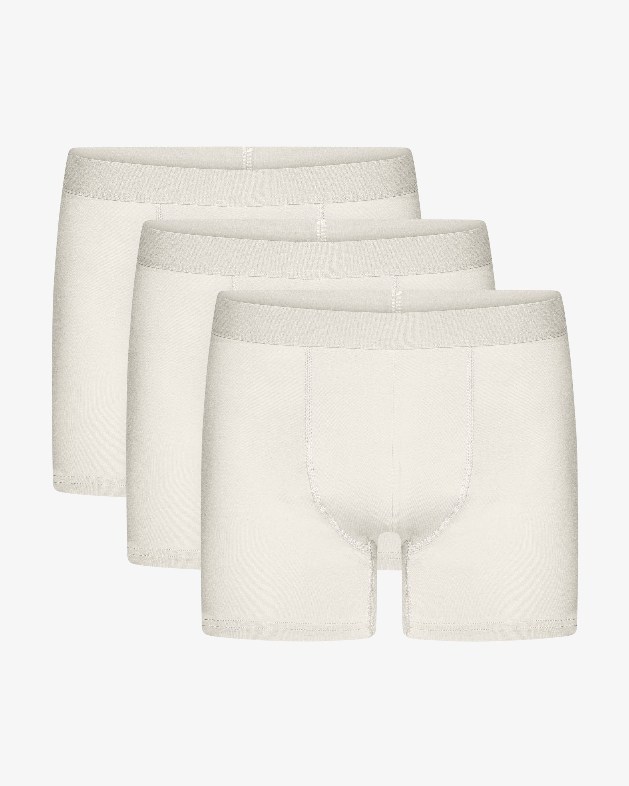 Organic Boxer Briefs 3 Pack - Ivory White