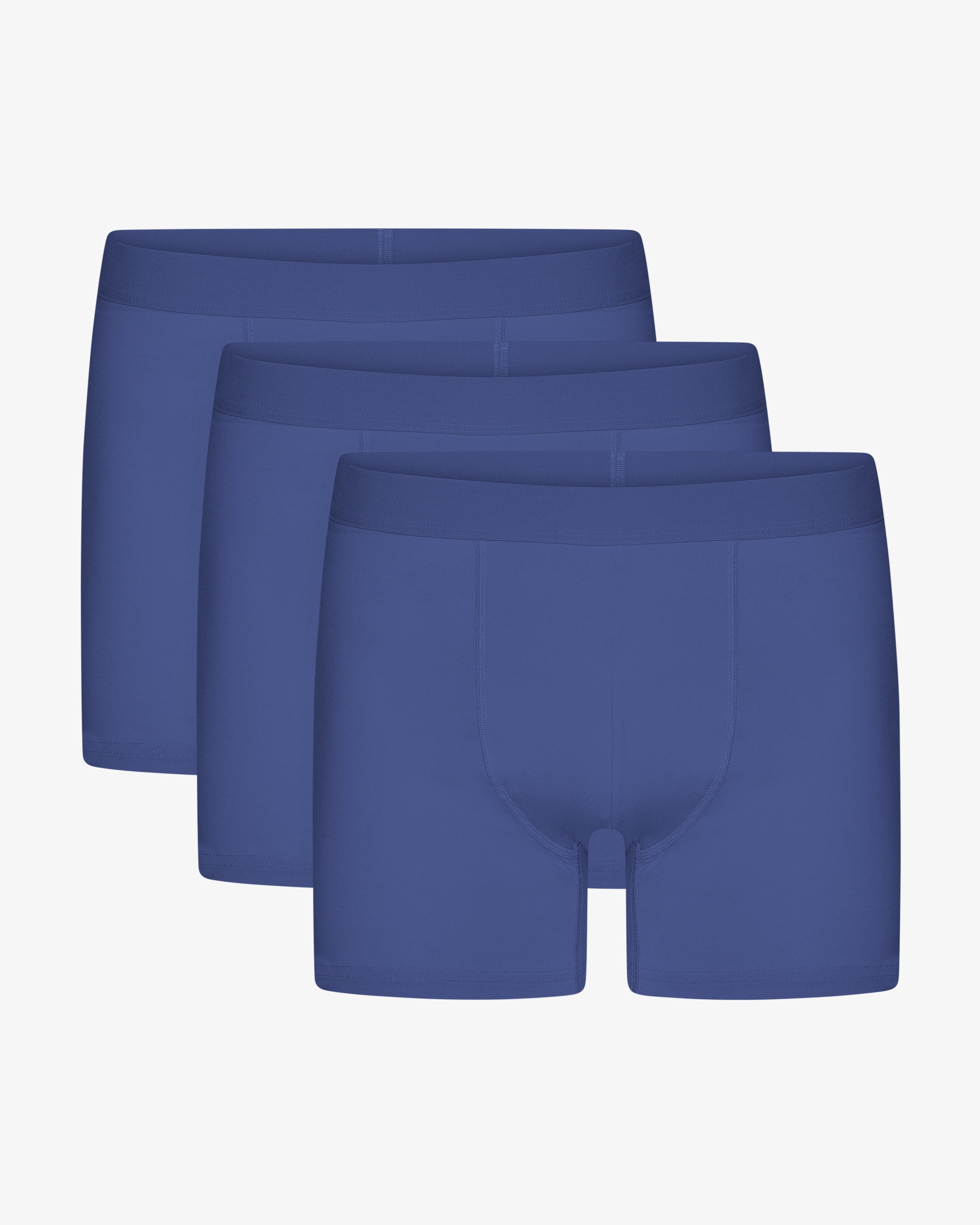Organic Boxer Briefs 3 Pack - Marine Blue