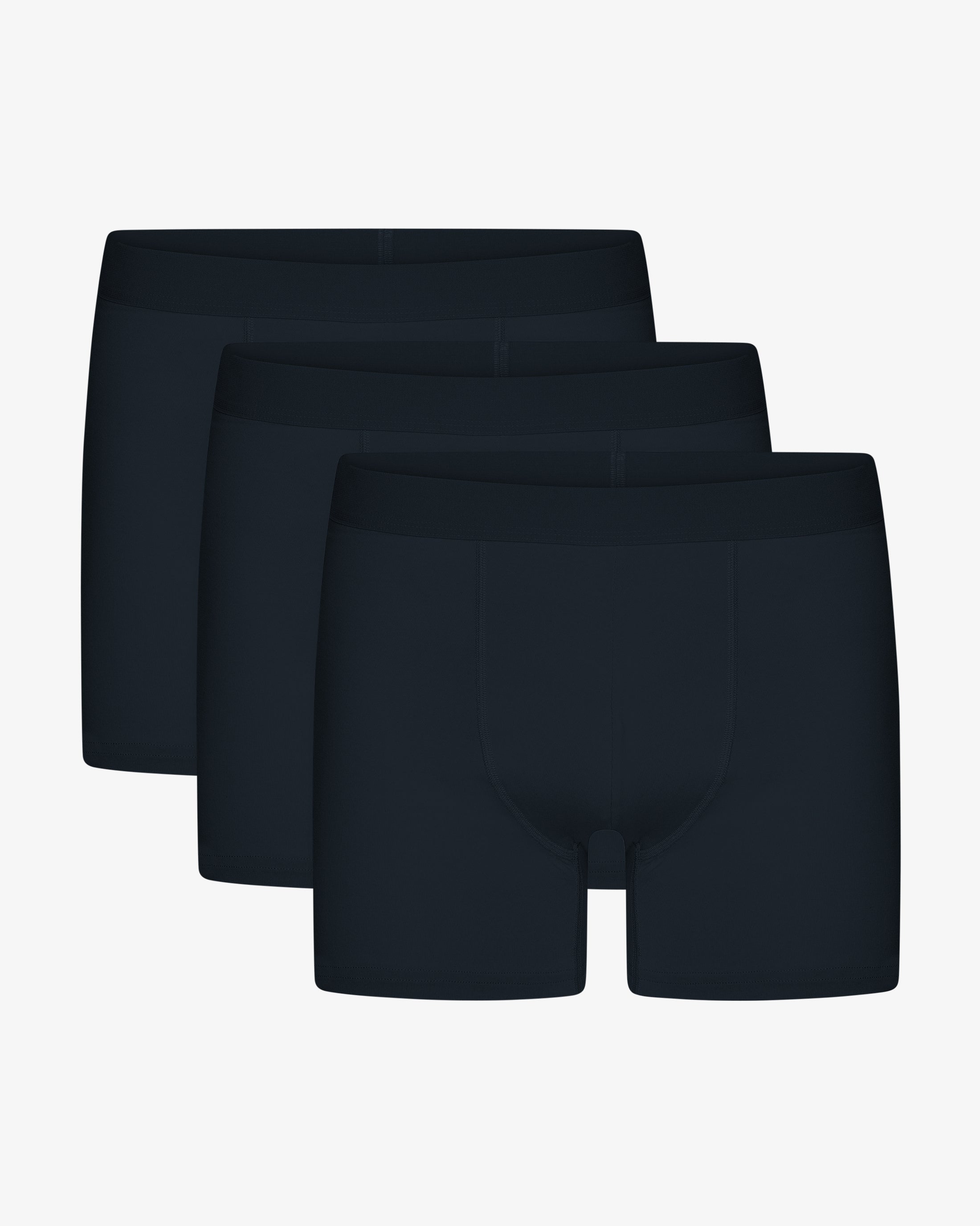Organic Boxer Briefs 3 Pack - Navy Blue