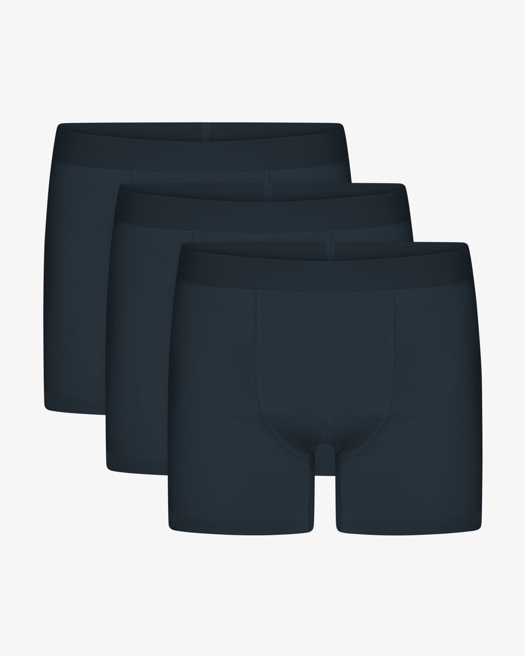 Organic Boxer Briefs 3 Pack - Petrol Blue