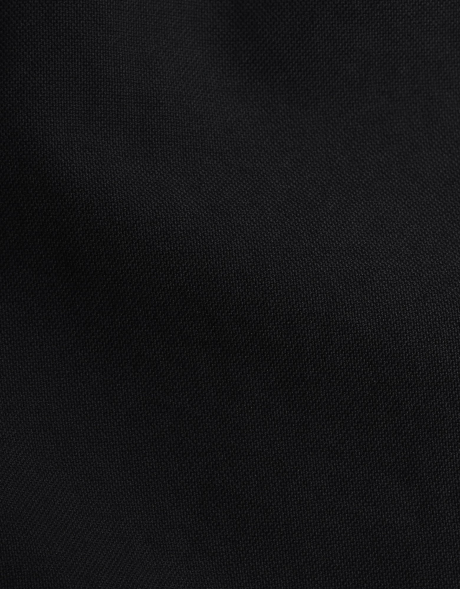 Organic Oversized Shirt - Deep Black