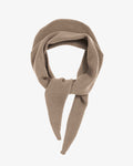 Merino Wool Triangle Scarf - Bamboo Beige