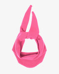 Merino Wool Triangle Scarf - Bubblegum Pink