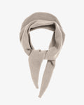 Merino Wool Triangle Scarf - Ivory White