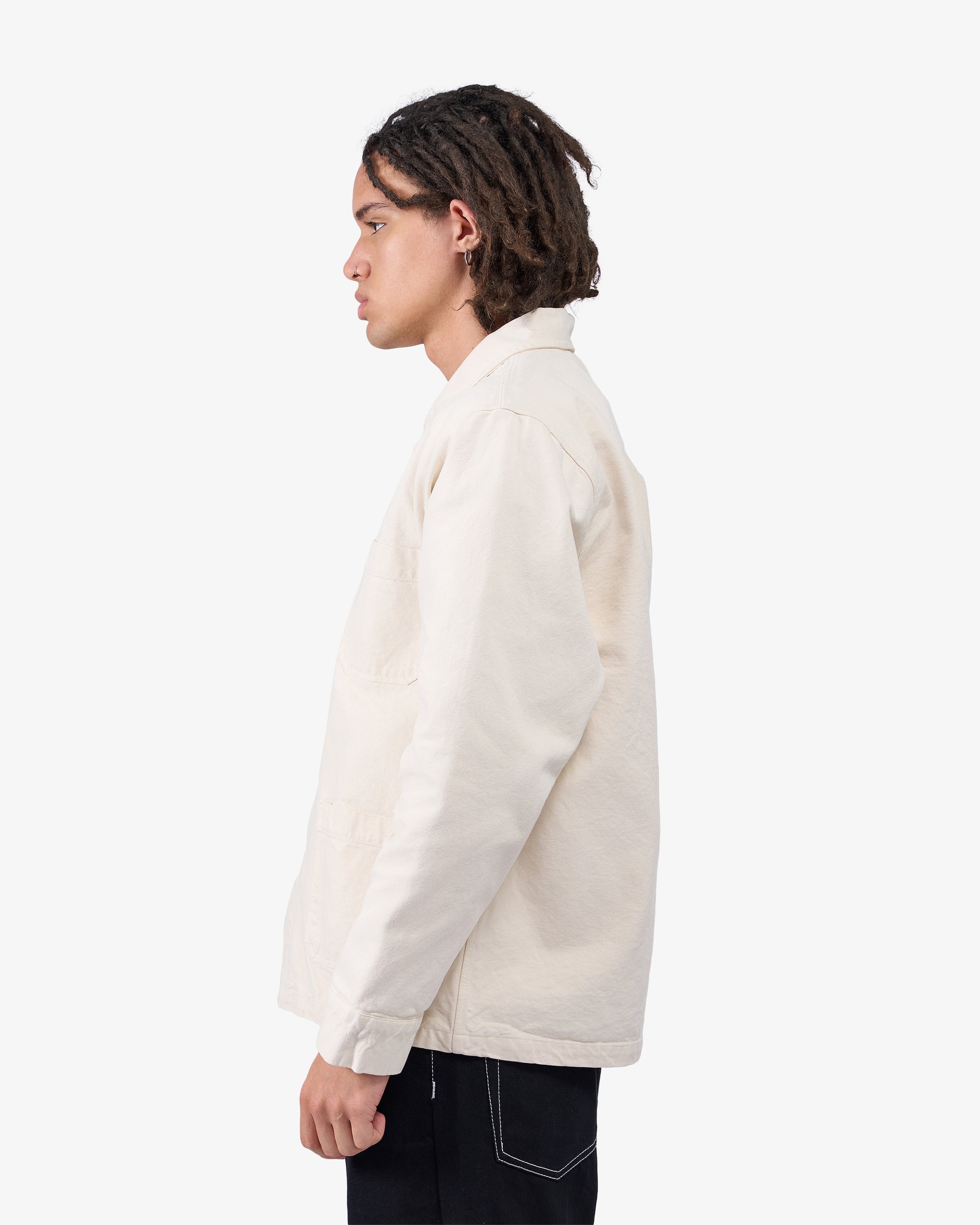 Organic Workwear Jacket - Soft Lavender