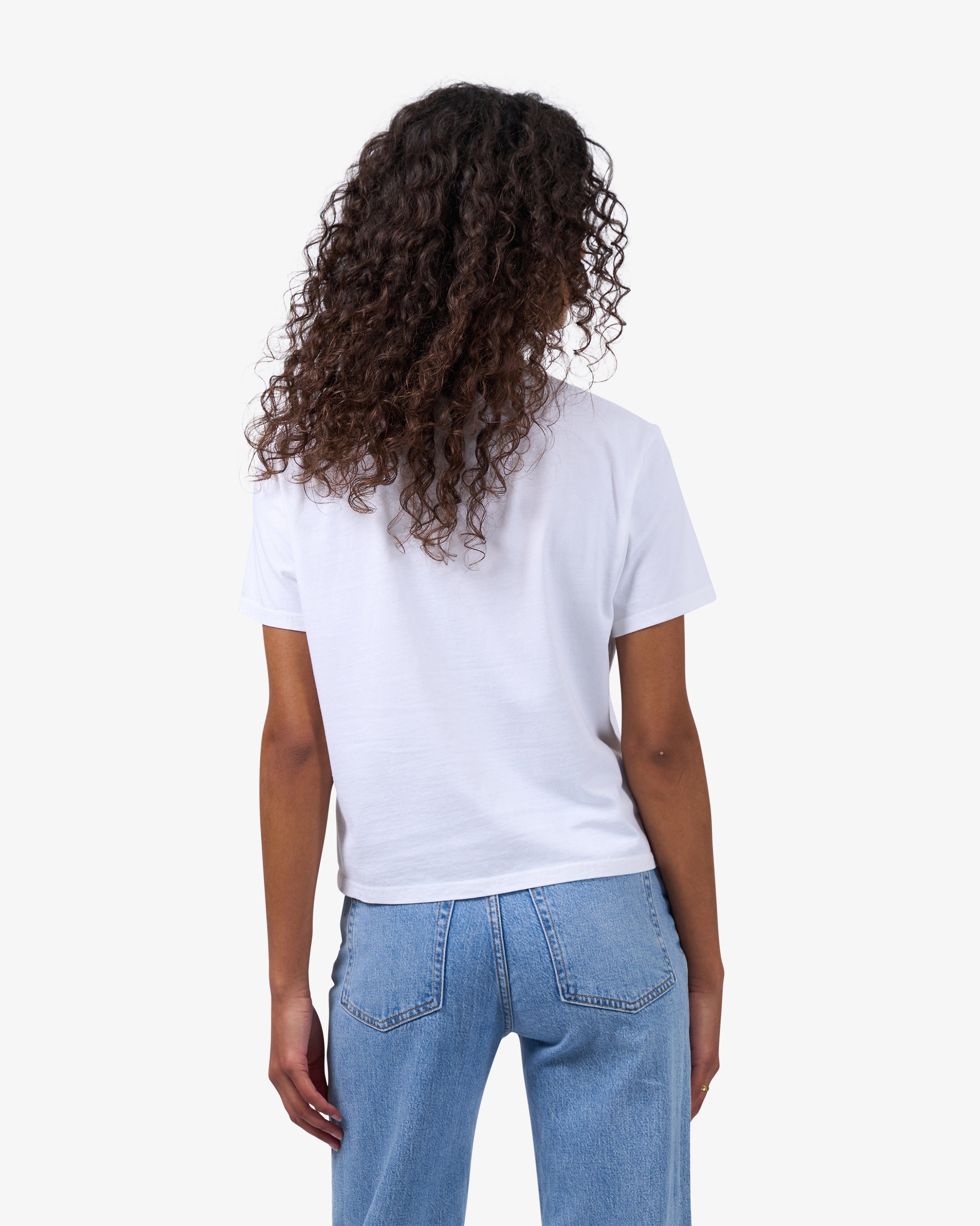 Organic Boxy Crop Tee - Cherry Blossom