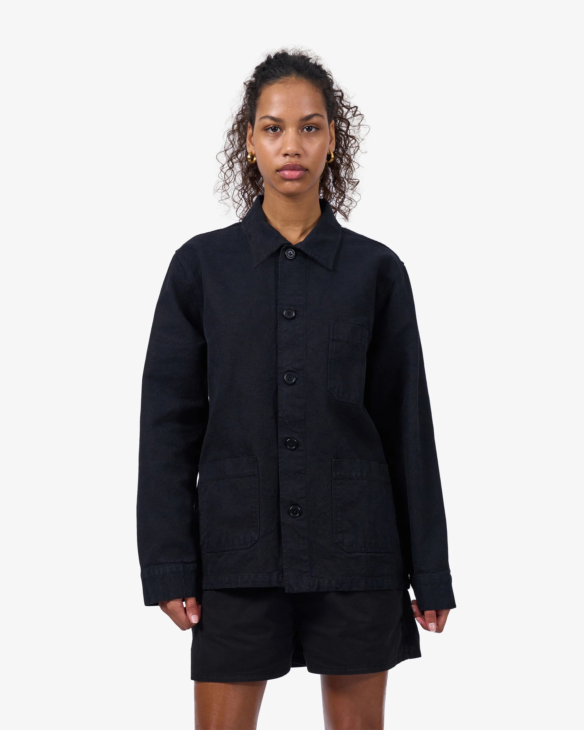 Organic Workwear Jacket - Optical White