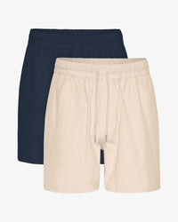 Navy Blue & Ivory White (2-Pack)