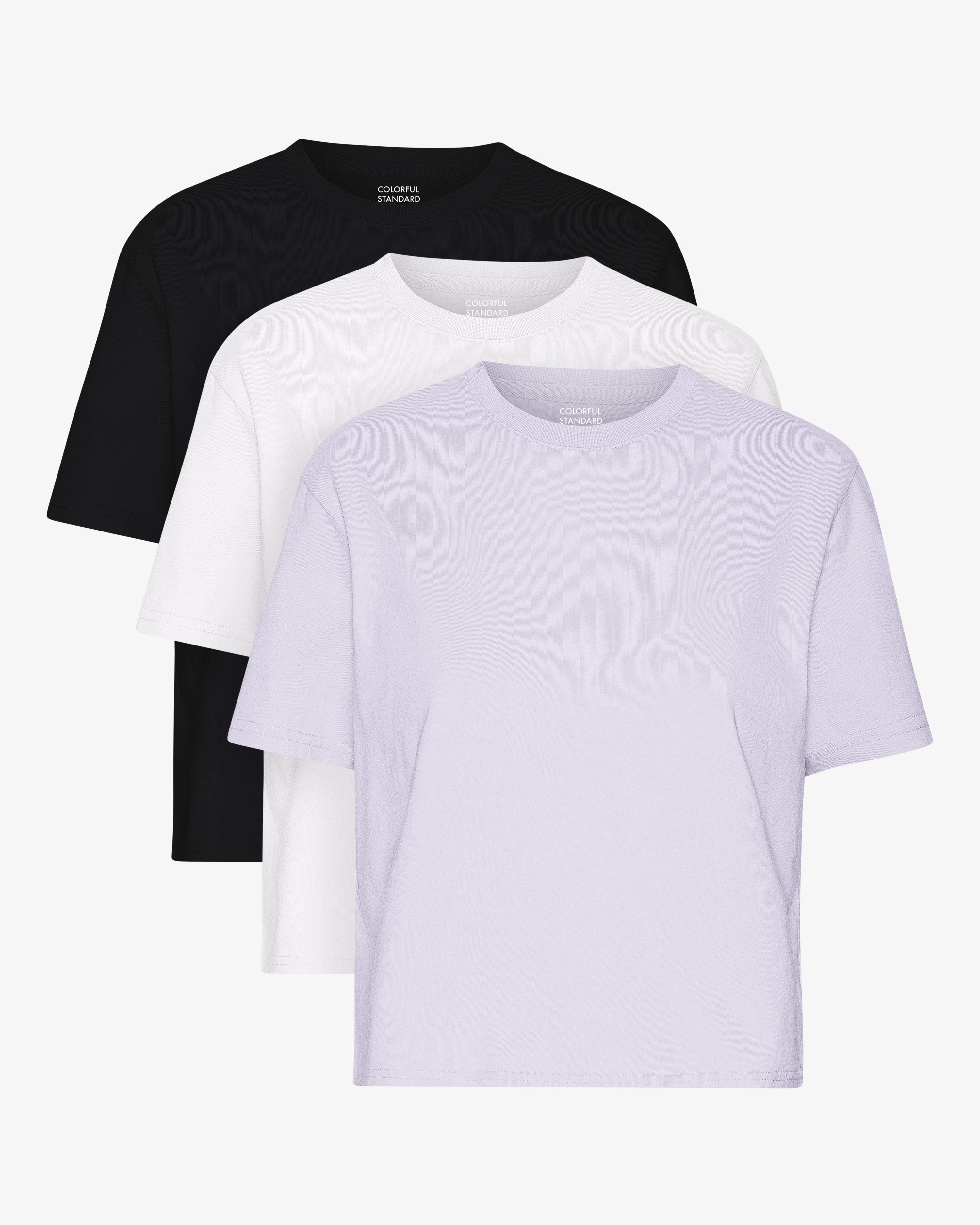 Organic Boxy Crop  Tee - Mixed 05 (3-Pack)
