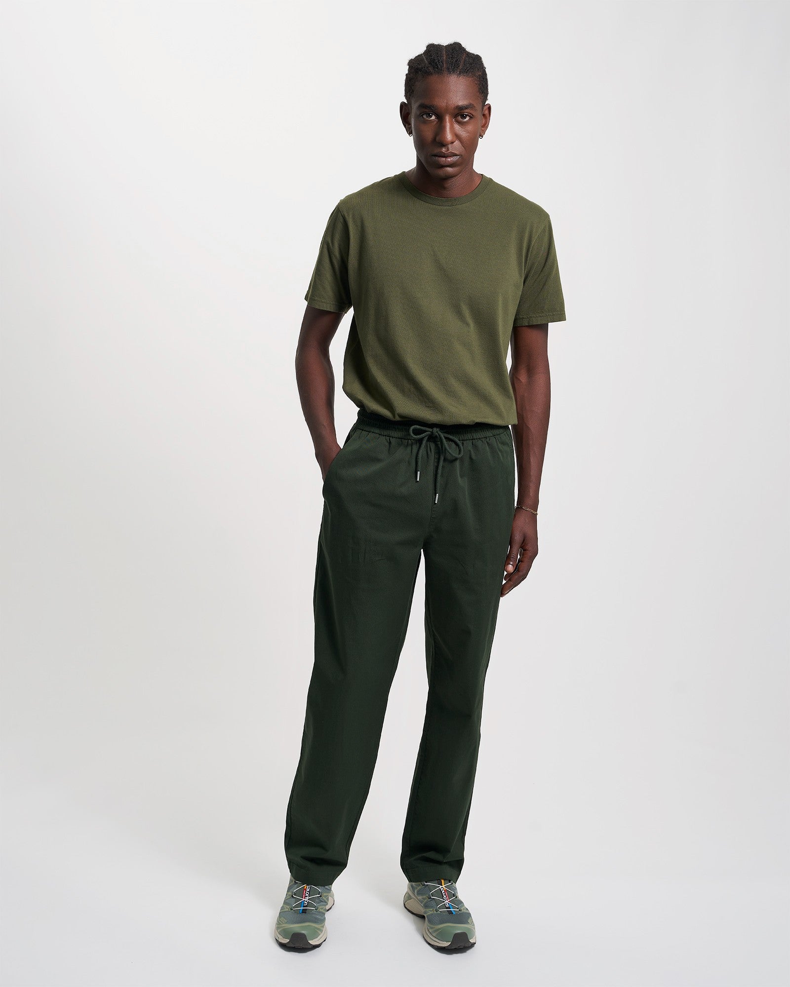 Organic Twill Pants - Hunter Green