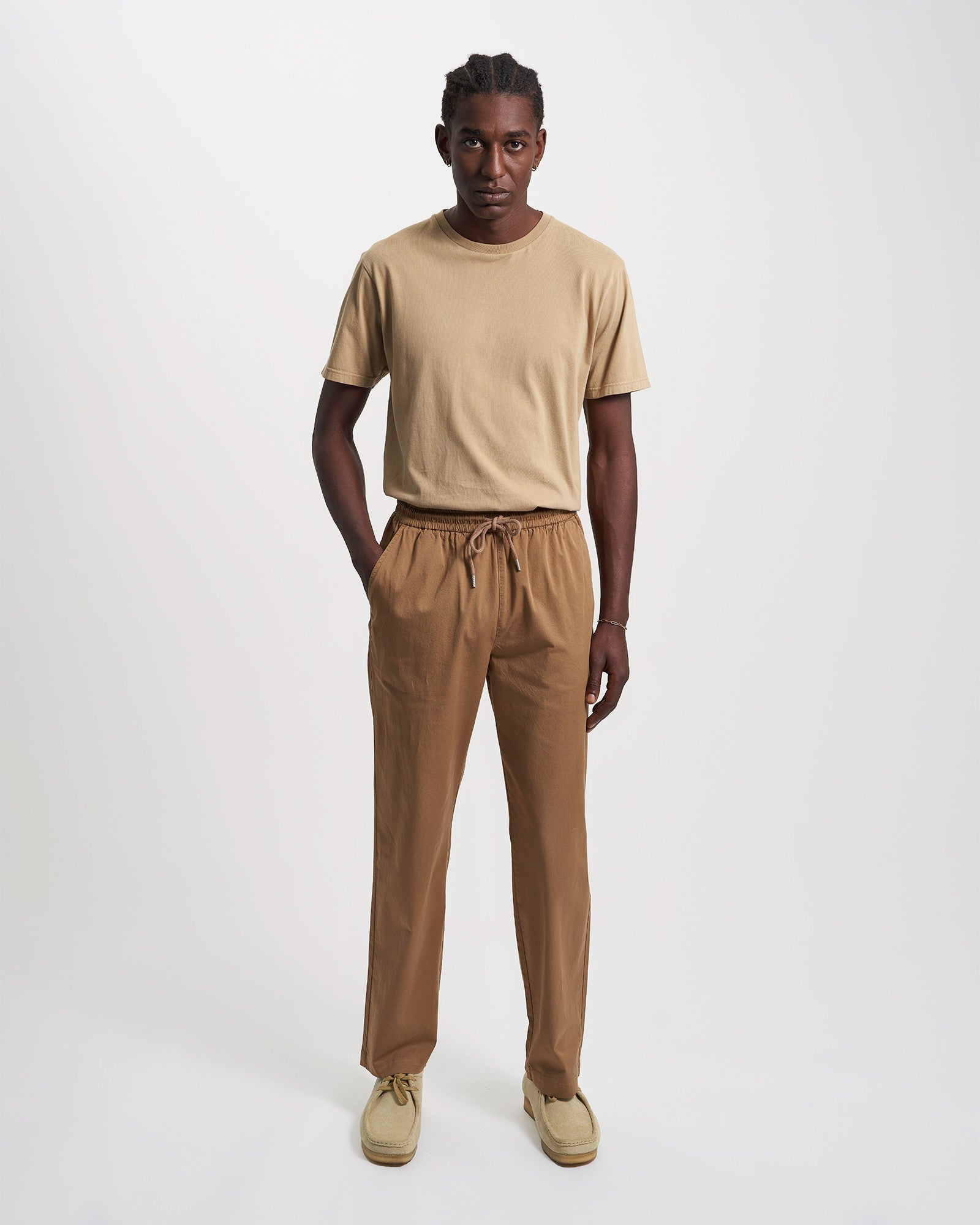 Organic Twill Pants - Steel Blue