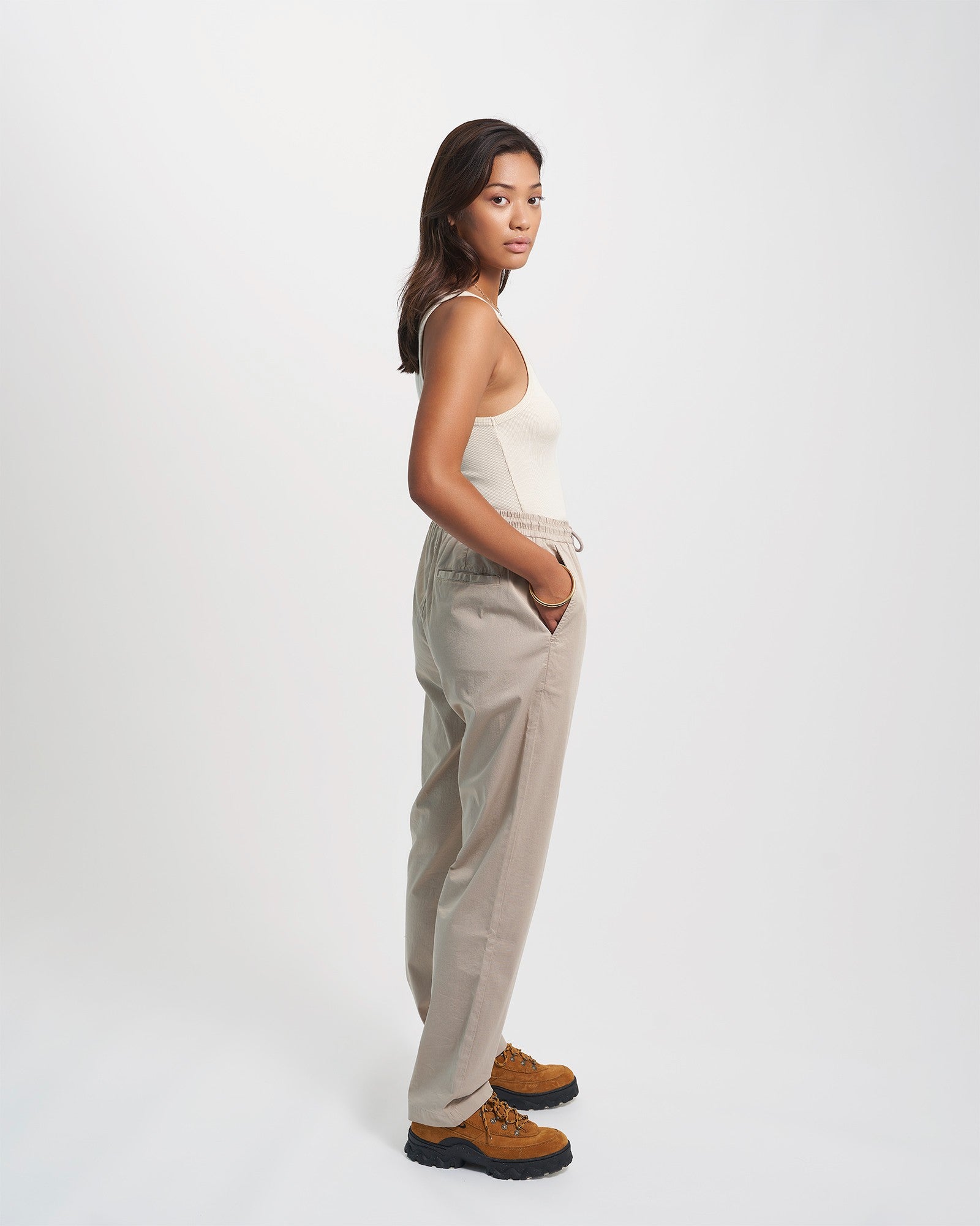 Organic Twill Pants - Steel Blue