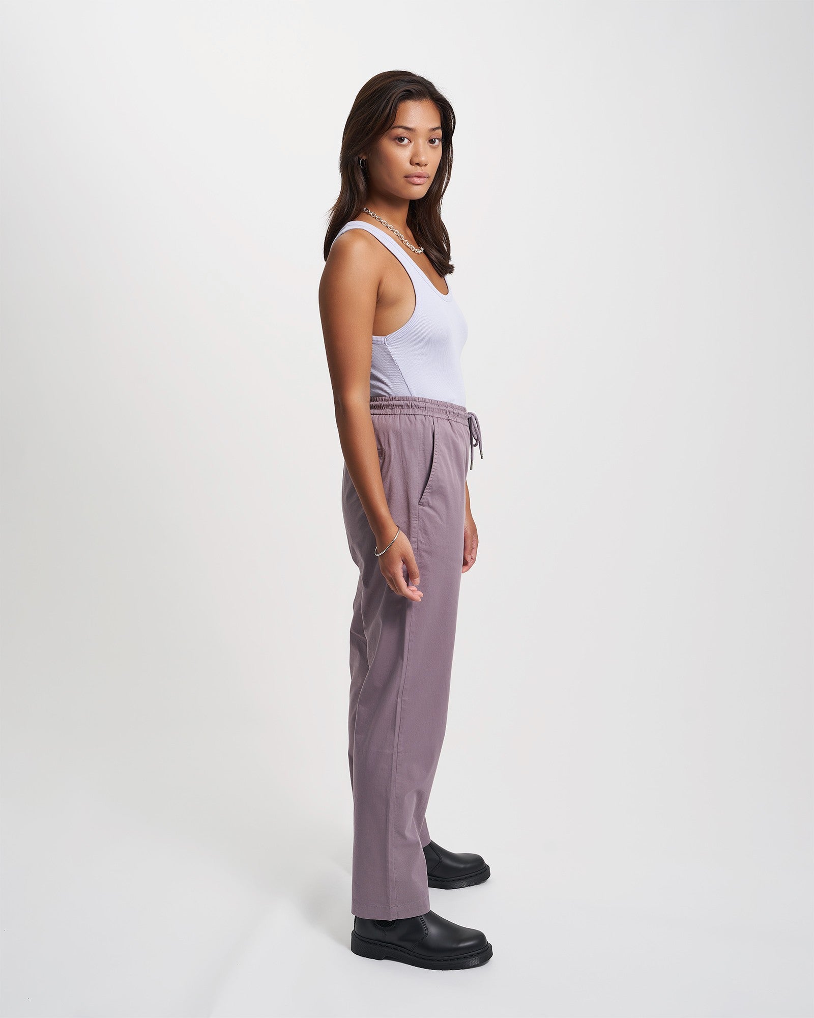 Organic Twill Pants - Lava Grey