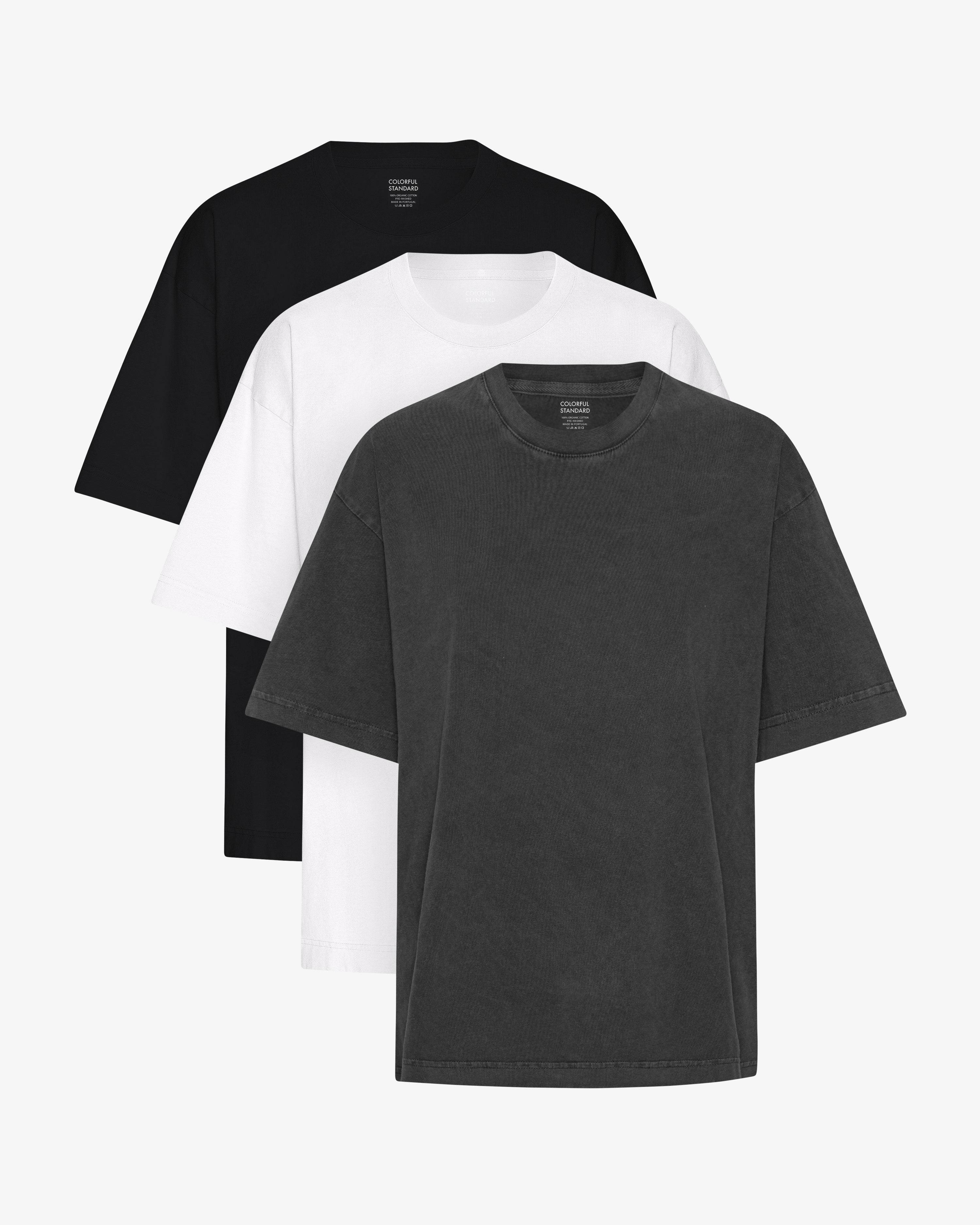 Oversized Organic Tee - Mixed 01 (3-Pack)