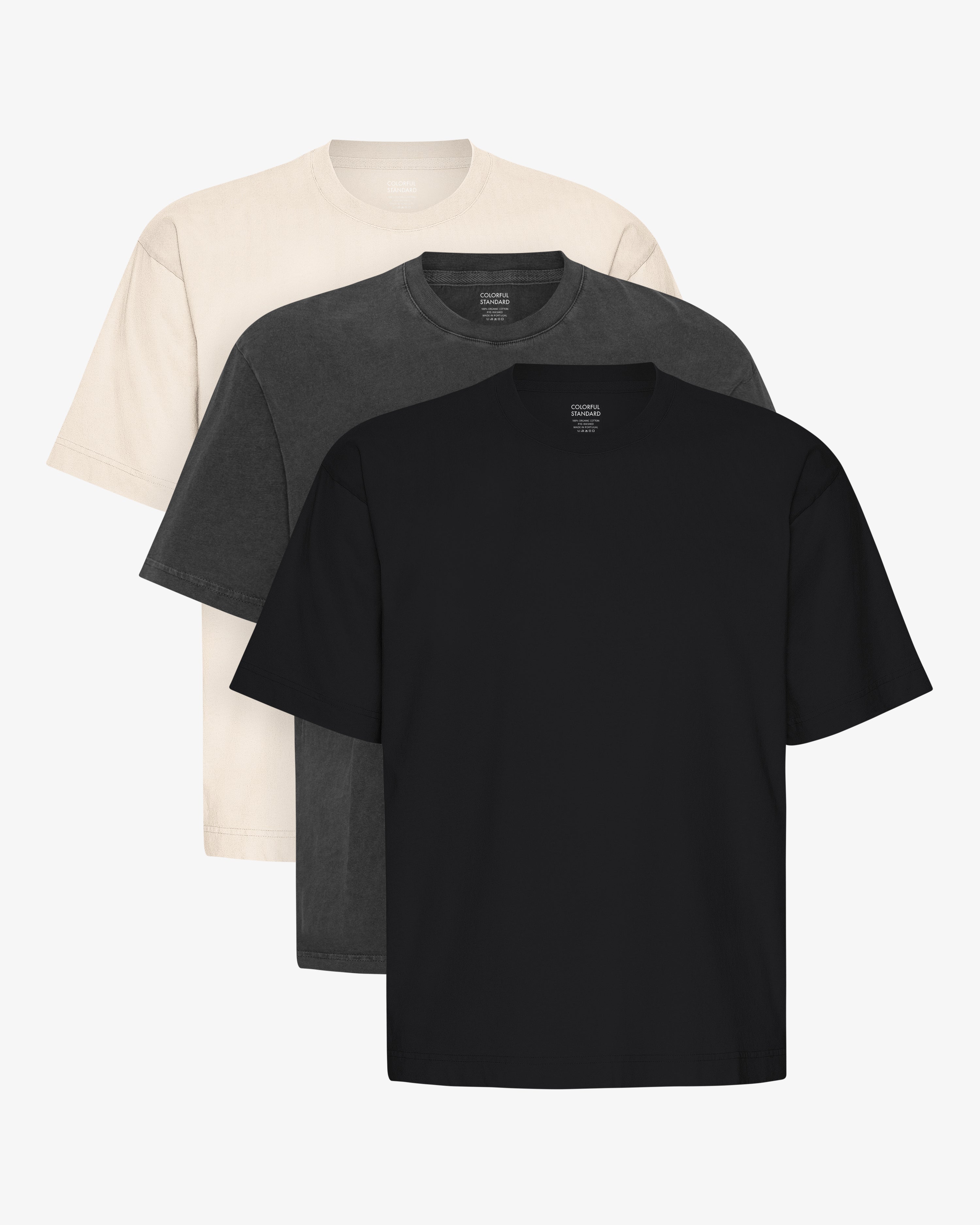 Oversized Organic T-Shirt - Navy Blue (3-Pack) – Colorful Standard