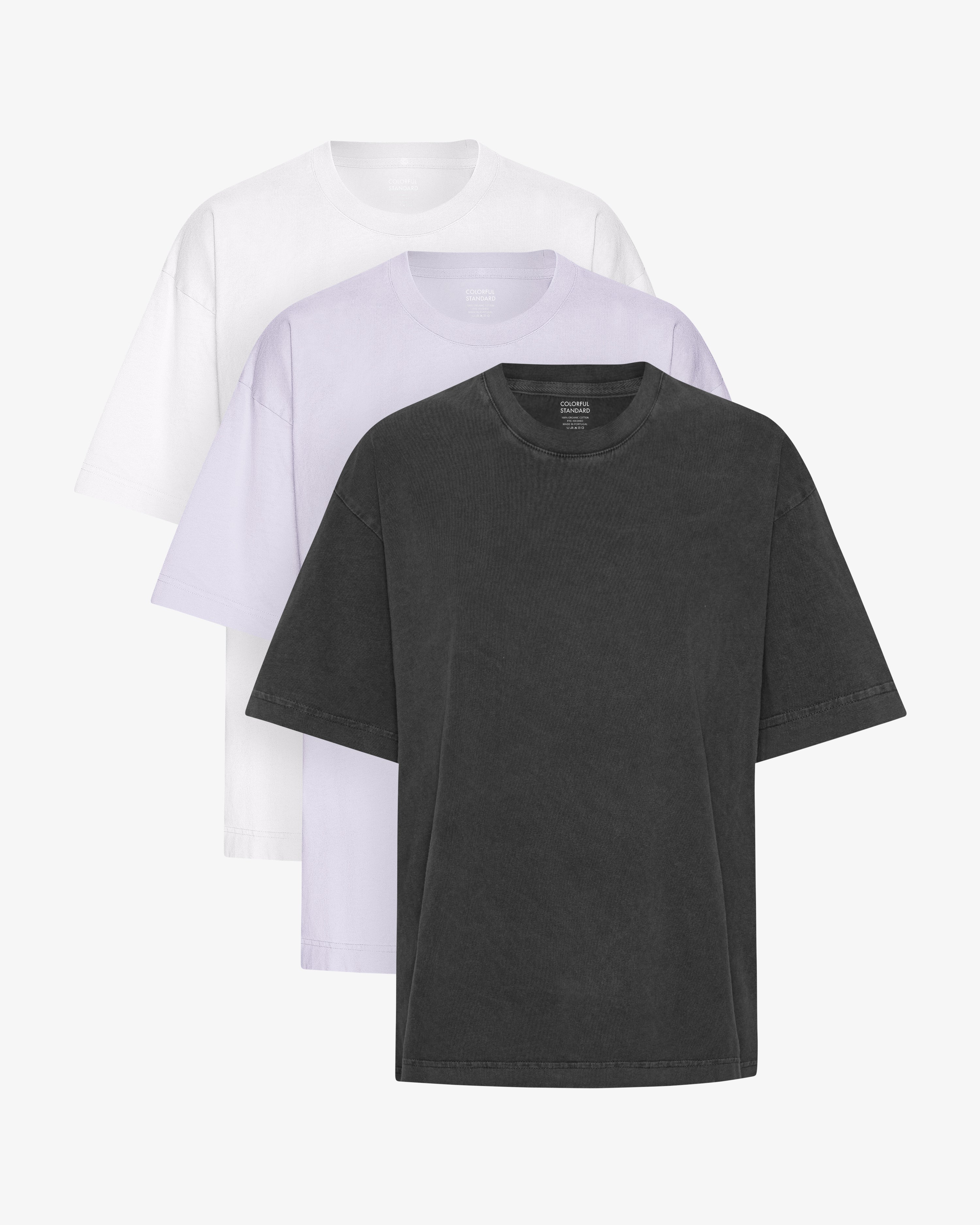 Oversized Organic Tee - Mixed 04 (3-Pack)
