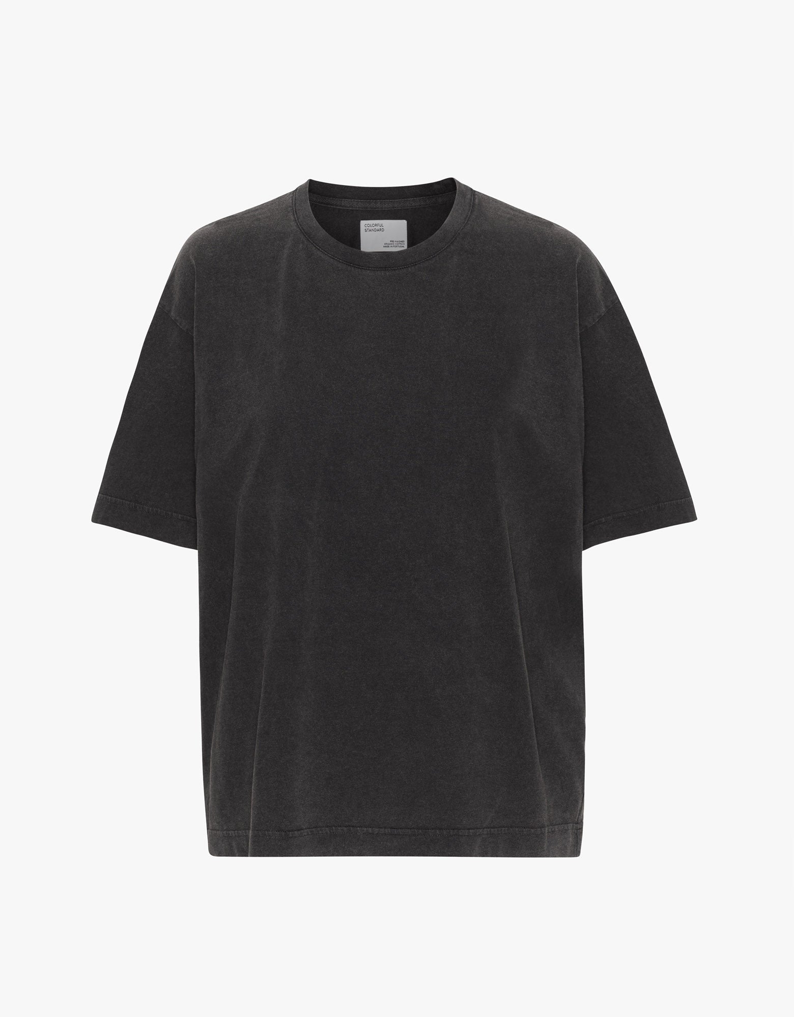 Colorful Standard Oversized Organic T-Shirt Women Oversized T-shirt Faded Black