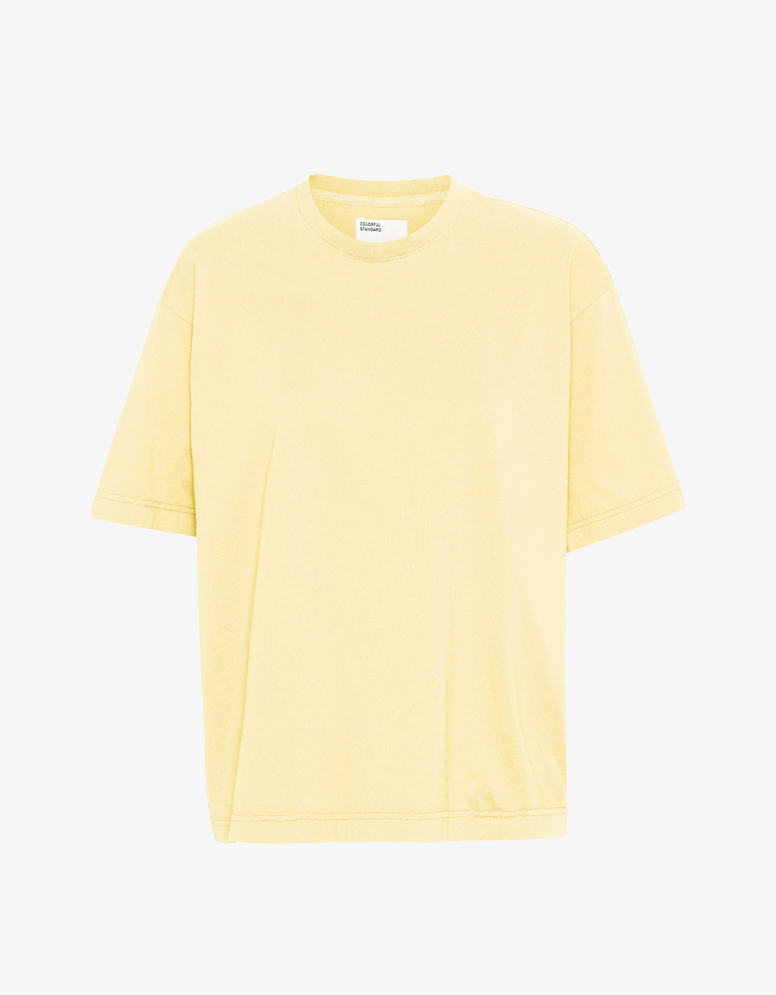 Colorful Standard Women Oversized Organic T-Shirt Women Oversized T-shirt Soft Yellow