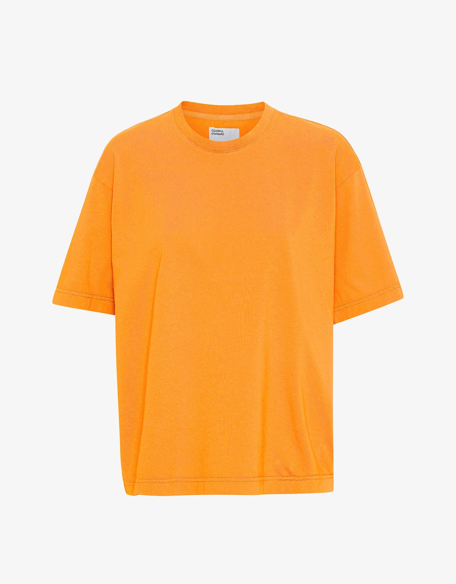 Colorful Standard Women Oversized Organic T-Shirt Women Oversized T-shirt Sunny Orange