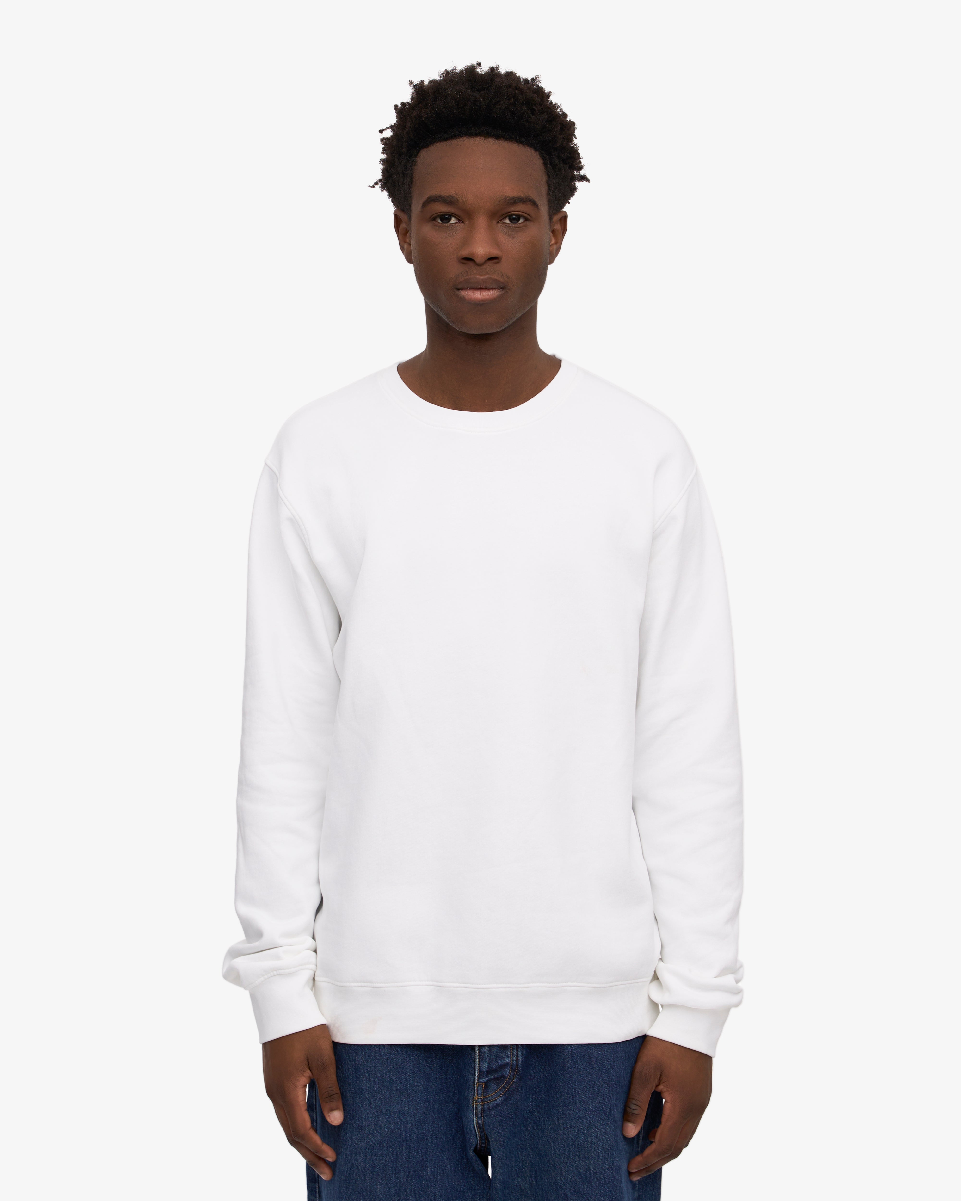 Classic Organic Crew - Optical White XS