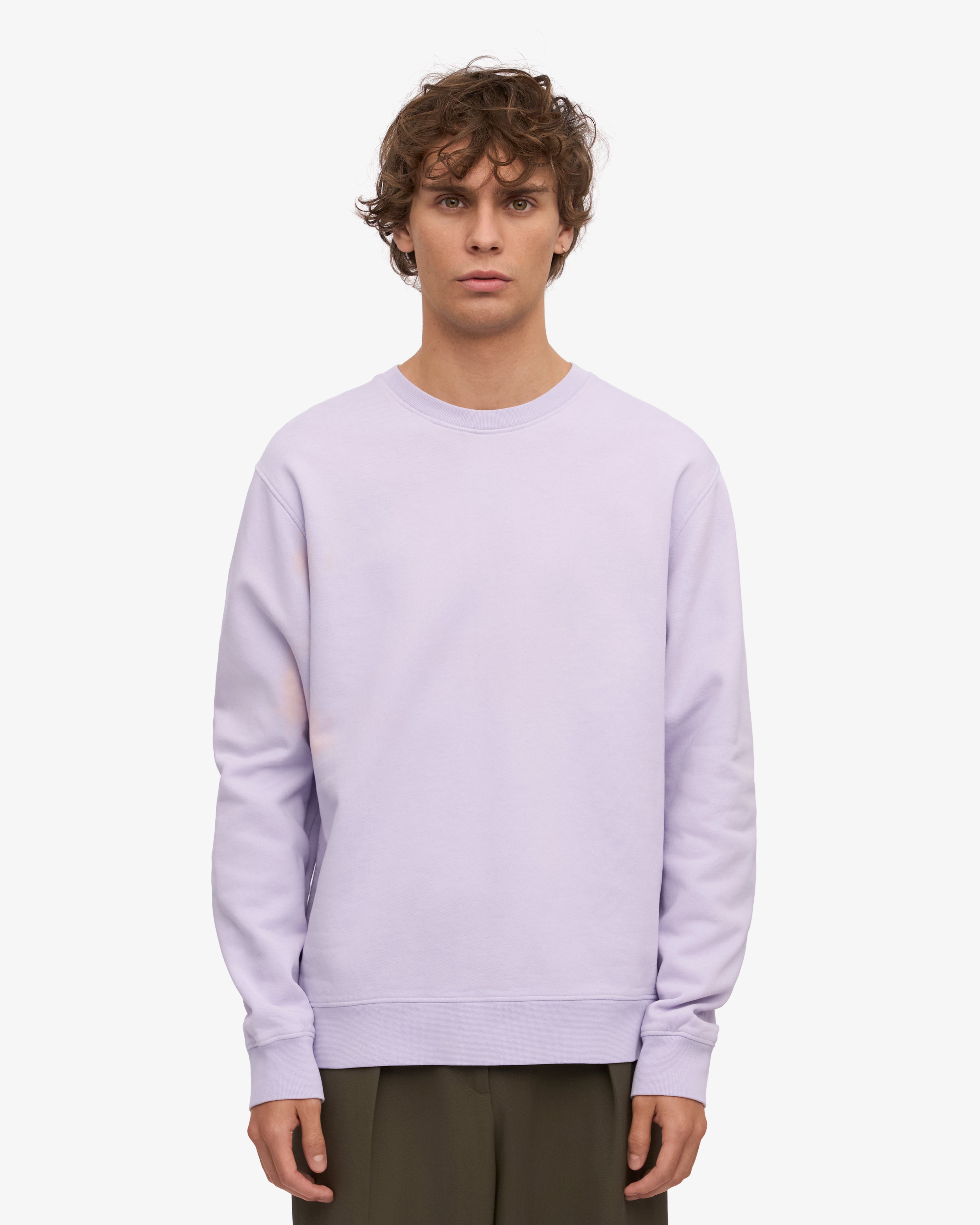 Classic Organic Crew - Soft Lavender XS