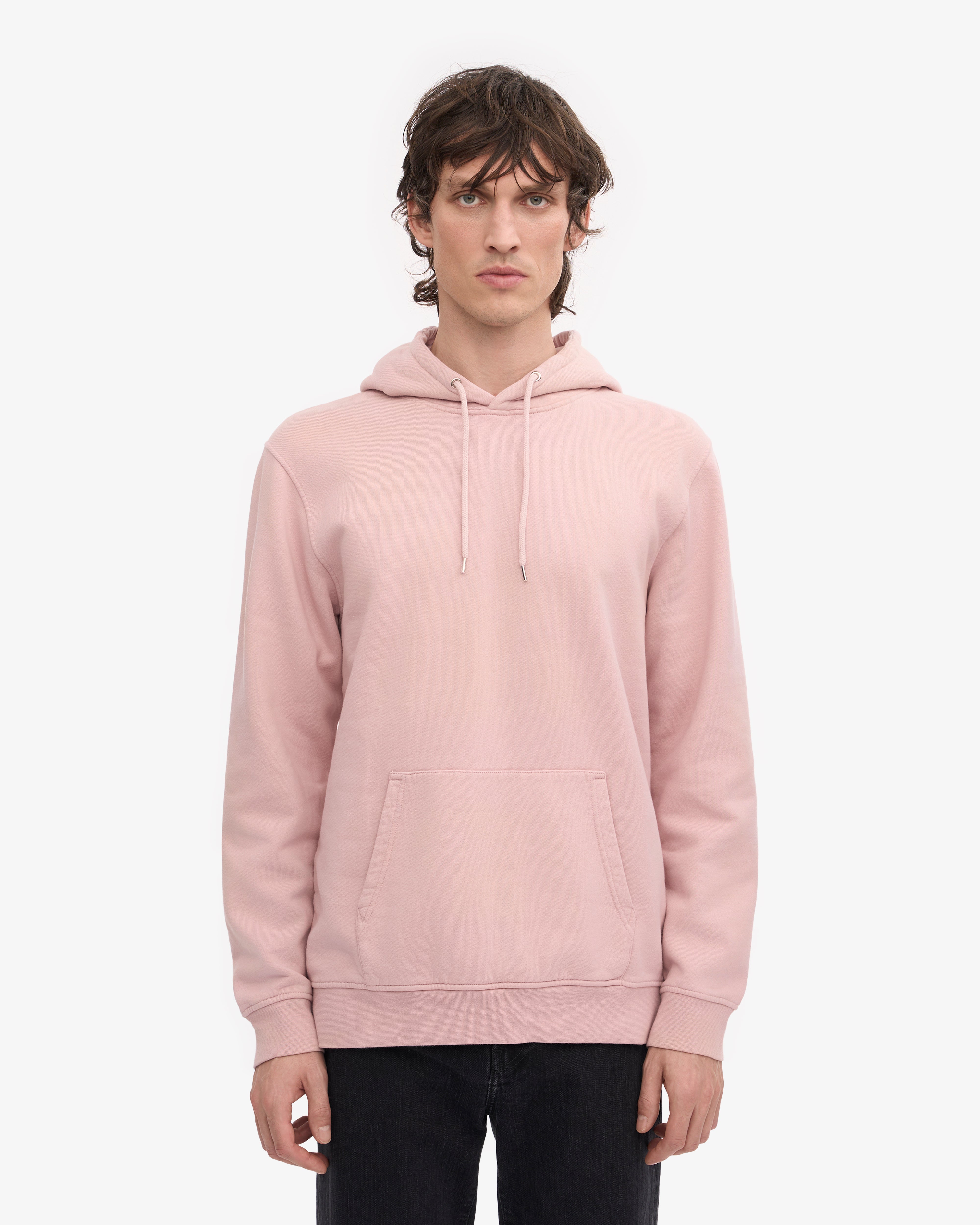 Classic Organic Hood - Faded Pink XS