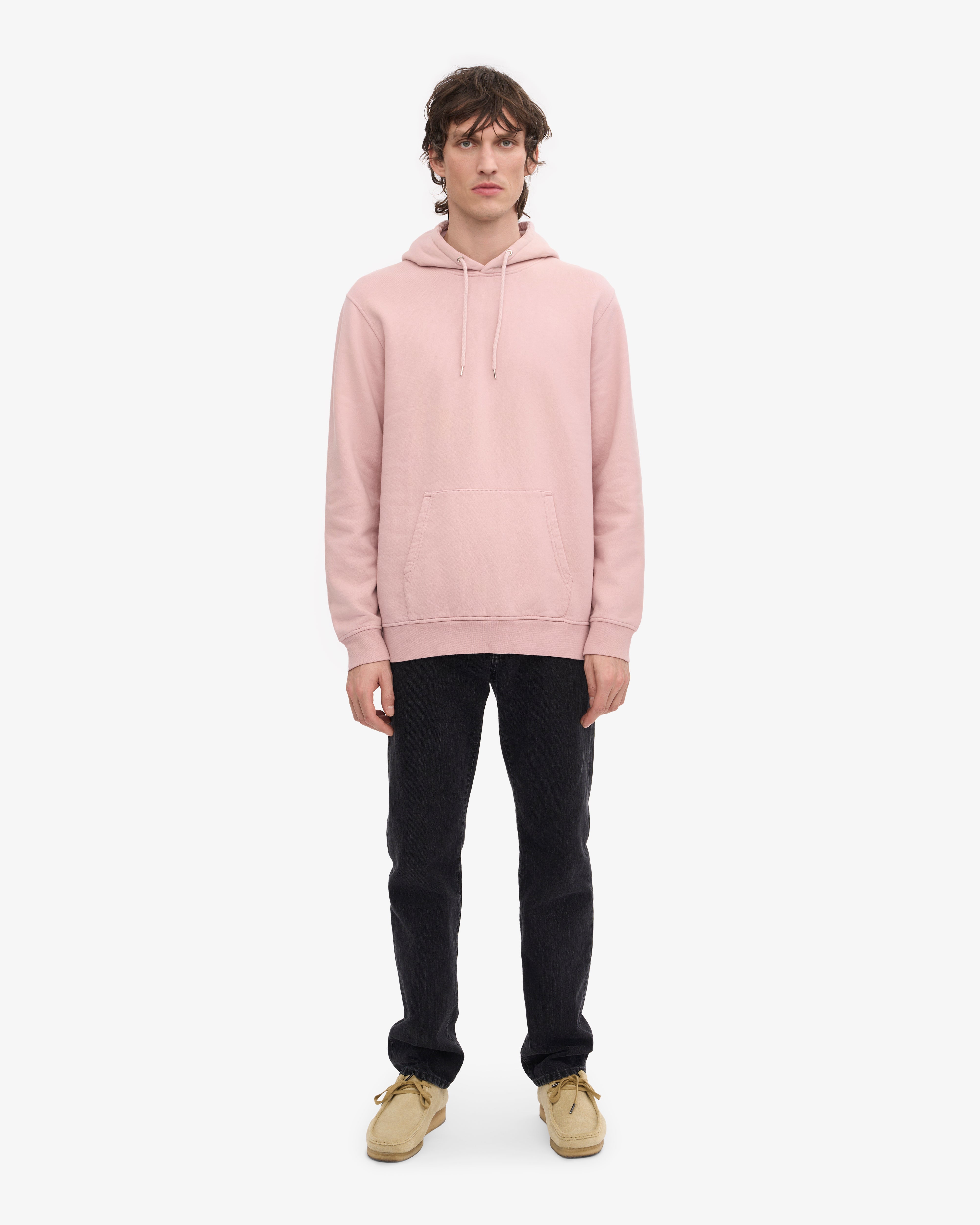 Classic Organic Hood - Faded Pink XS