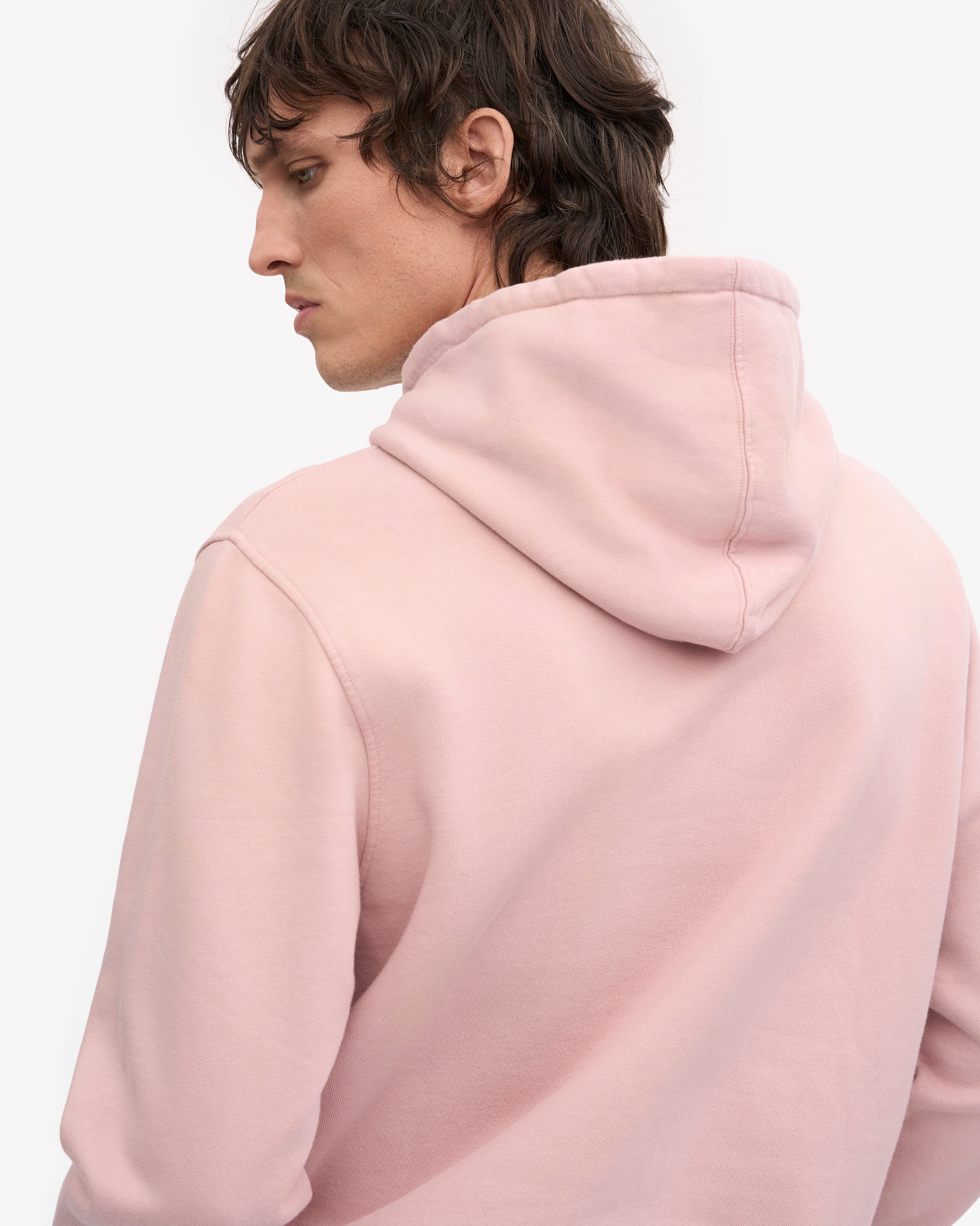 Classic Organic Hood - Faded Pink XS