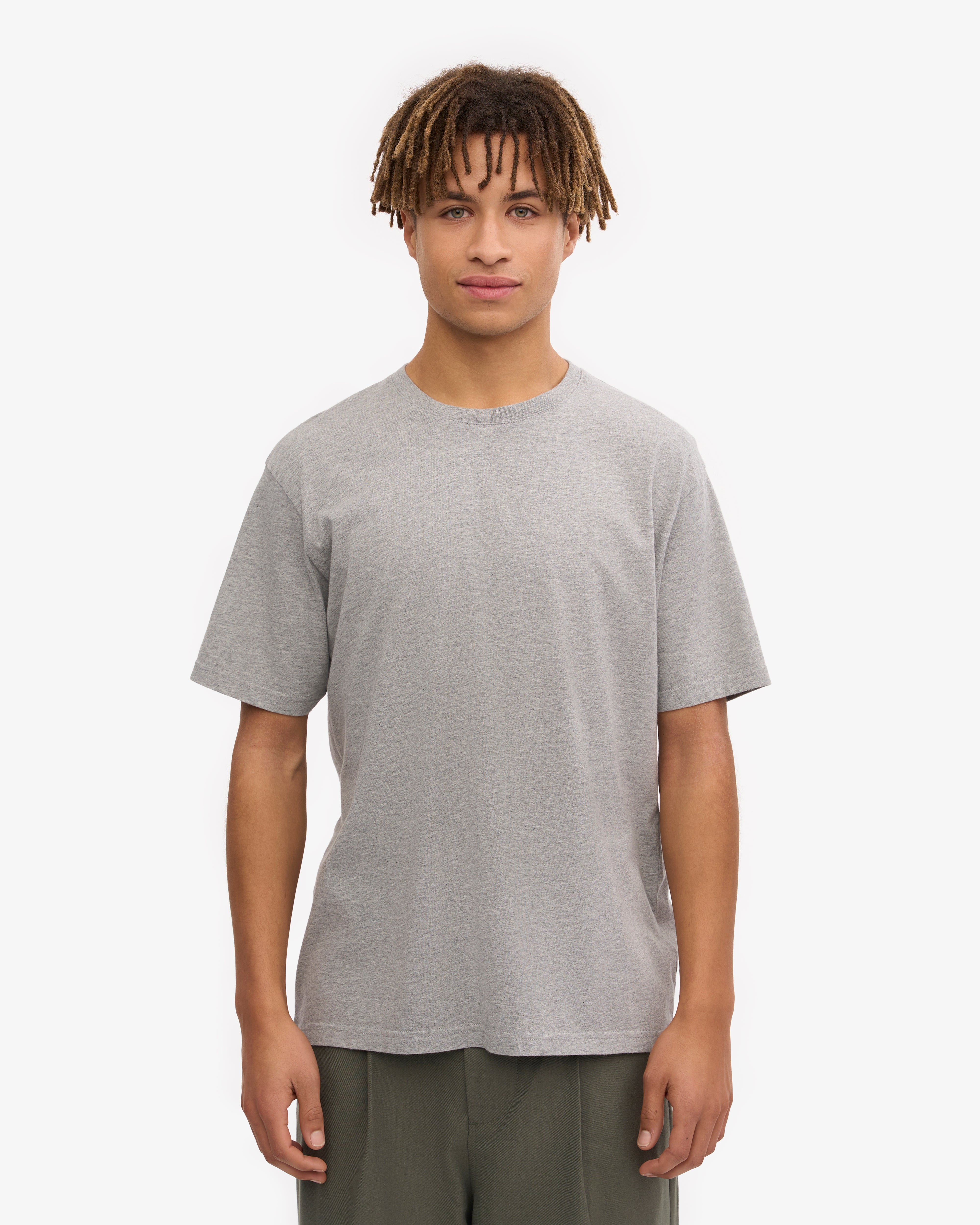 Classic Organic Tee - Heather Grey XS