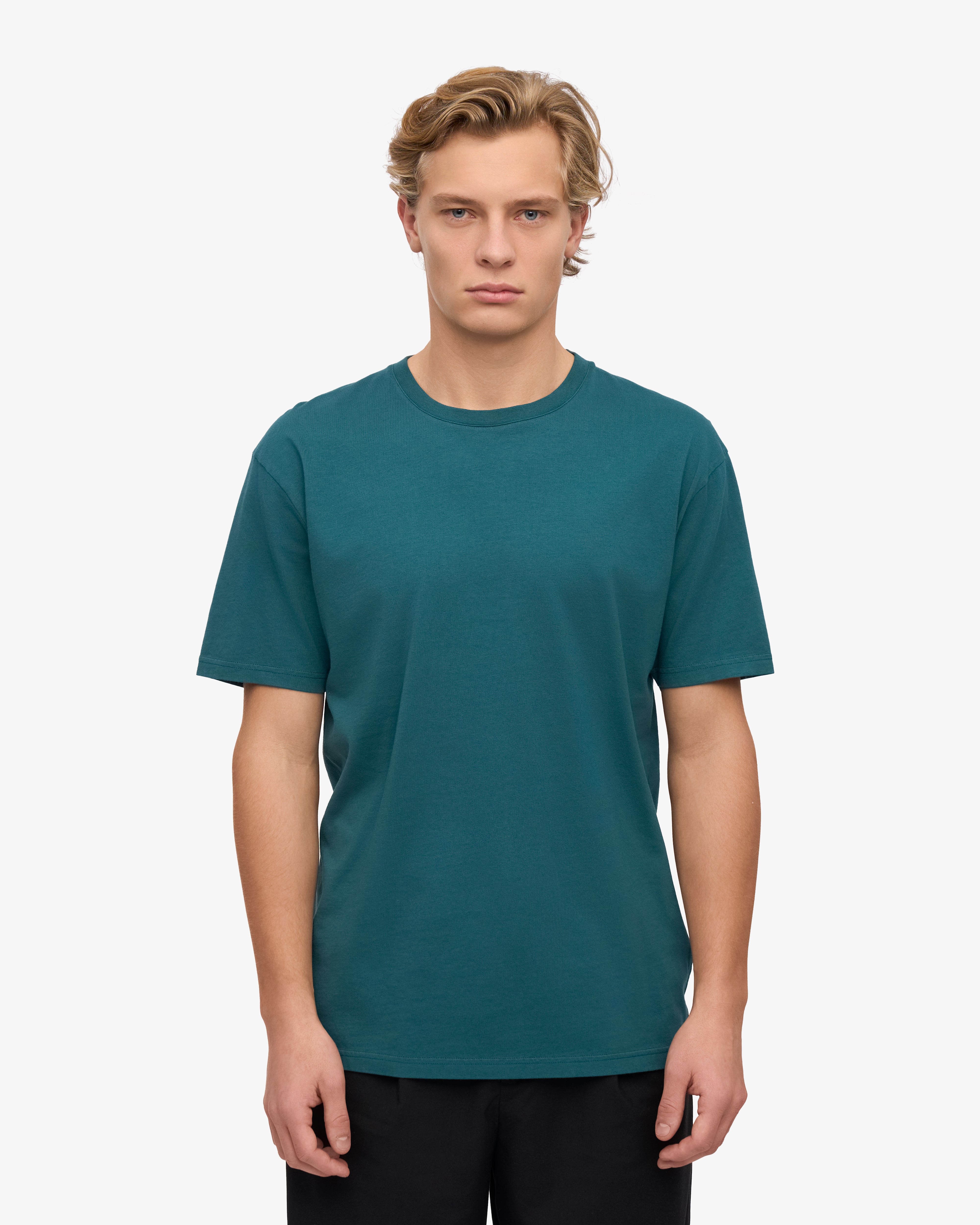 Classic Organic Tee - Ocean Green XS