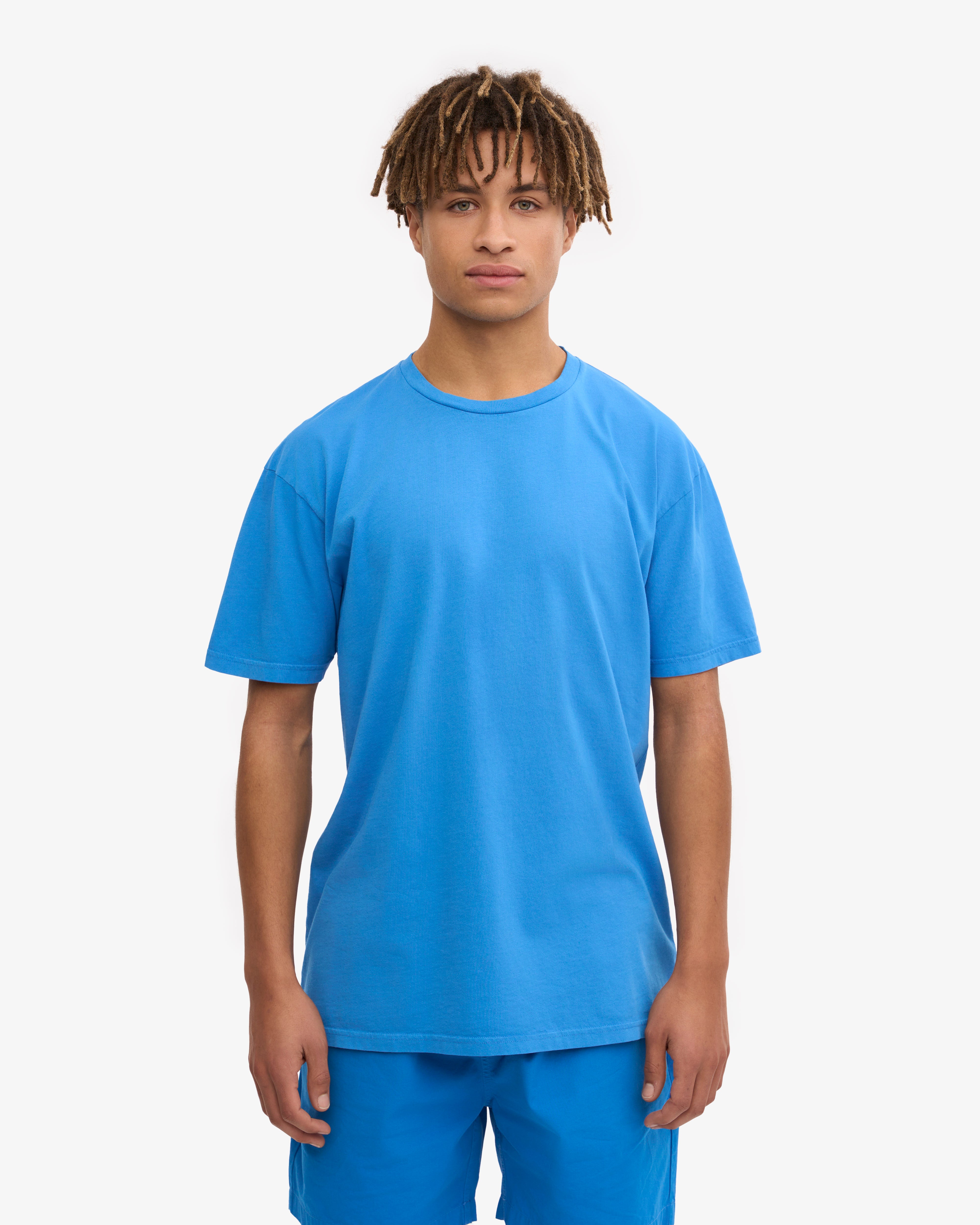 Classic Organic Tee - Pacific Blue XS