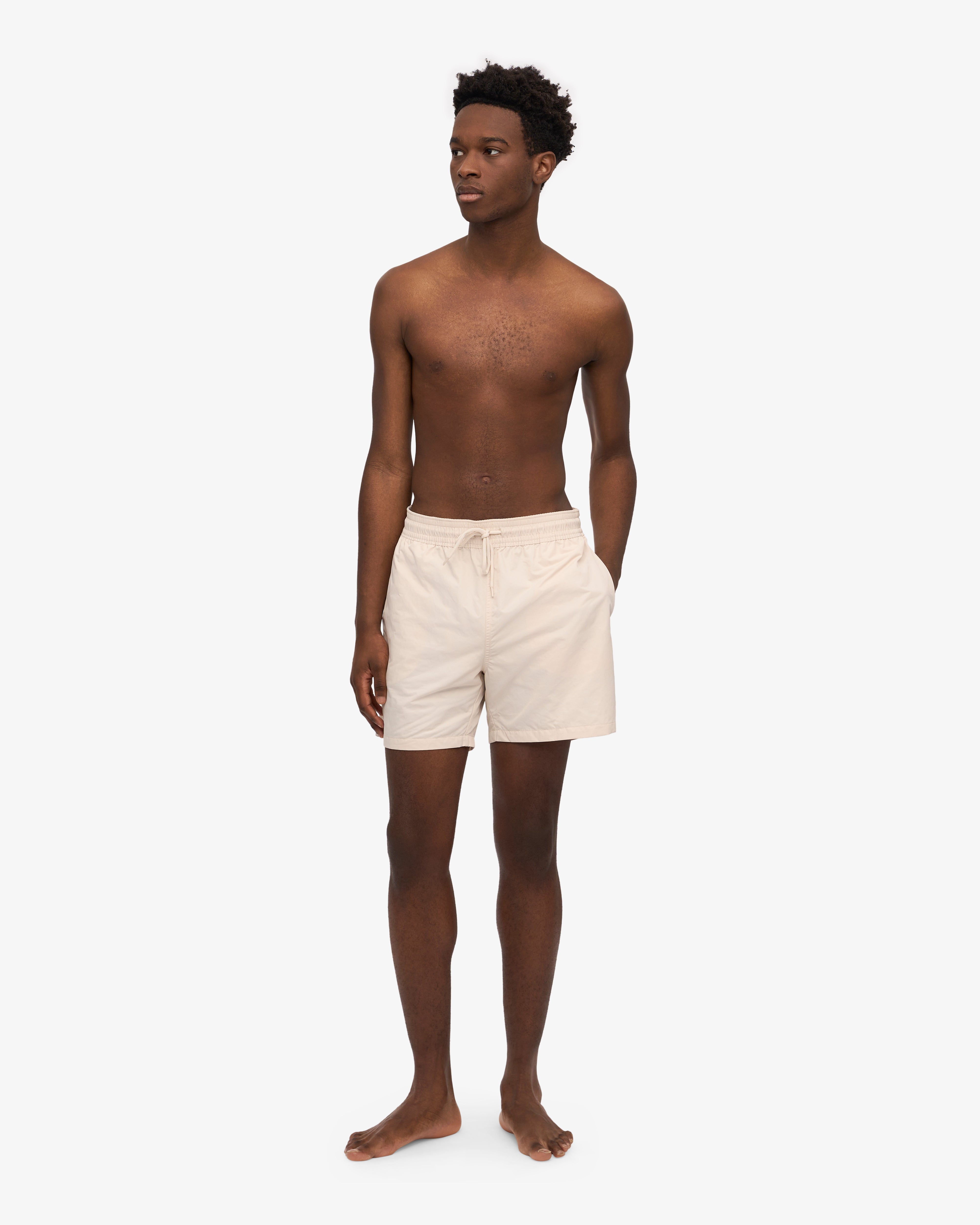 Classic Swim Shorts - Ivory White