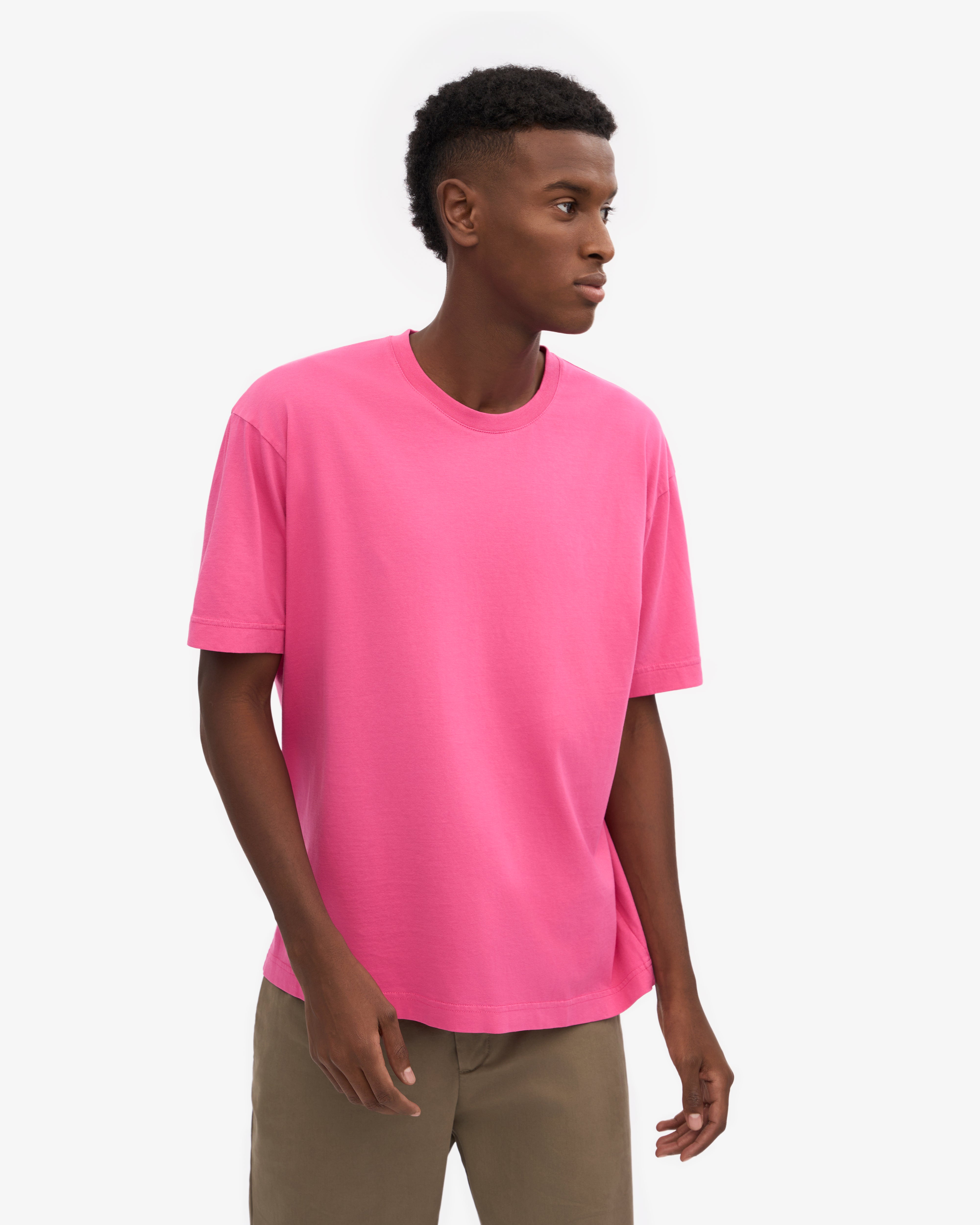 Oversized Organic T-Shirt Bubblegum Pink
