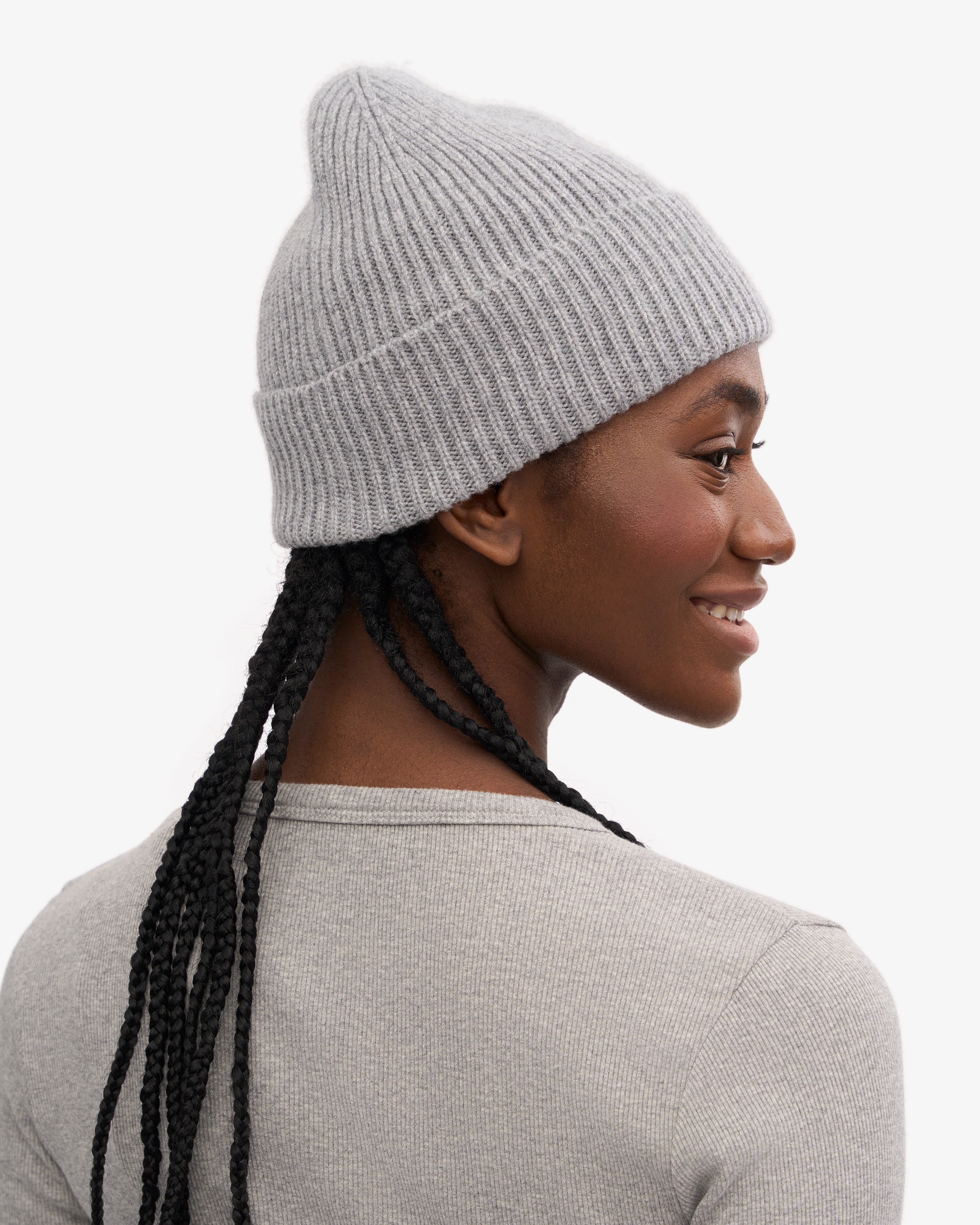 Merino Wool Beanie Heather Grey – Colorful Standard