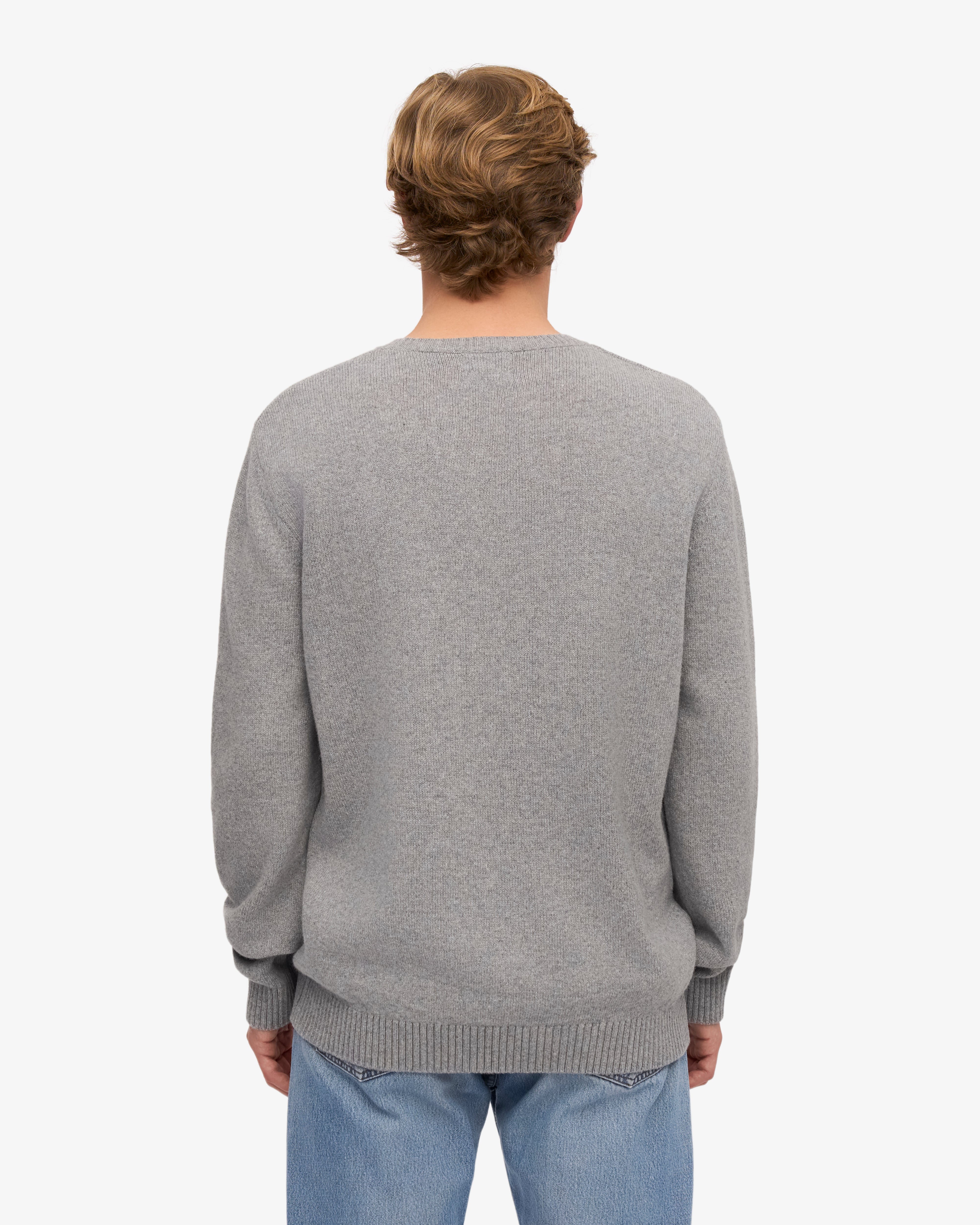 Merino Wool Crewneck Deutsch Oversized Merino Wool Crew Deep Black