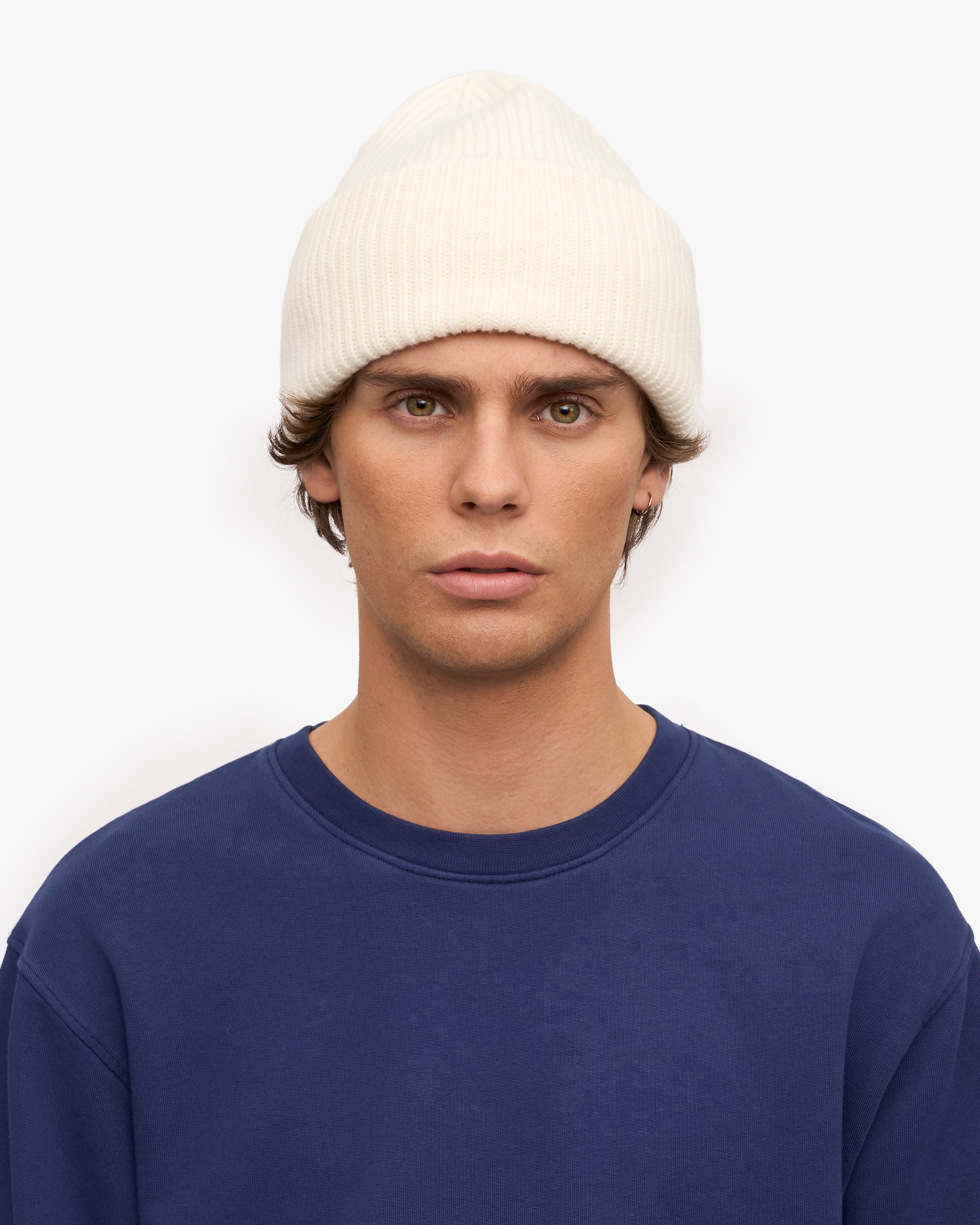 Merino Wool Hat - Optical White