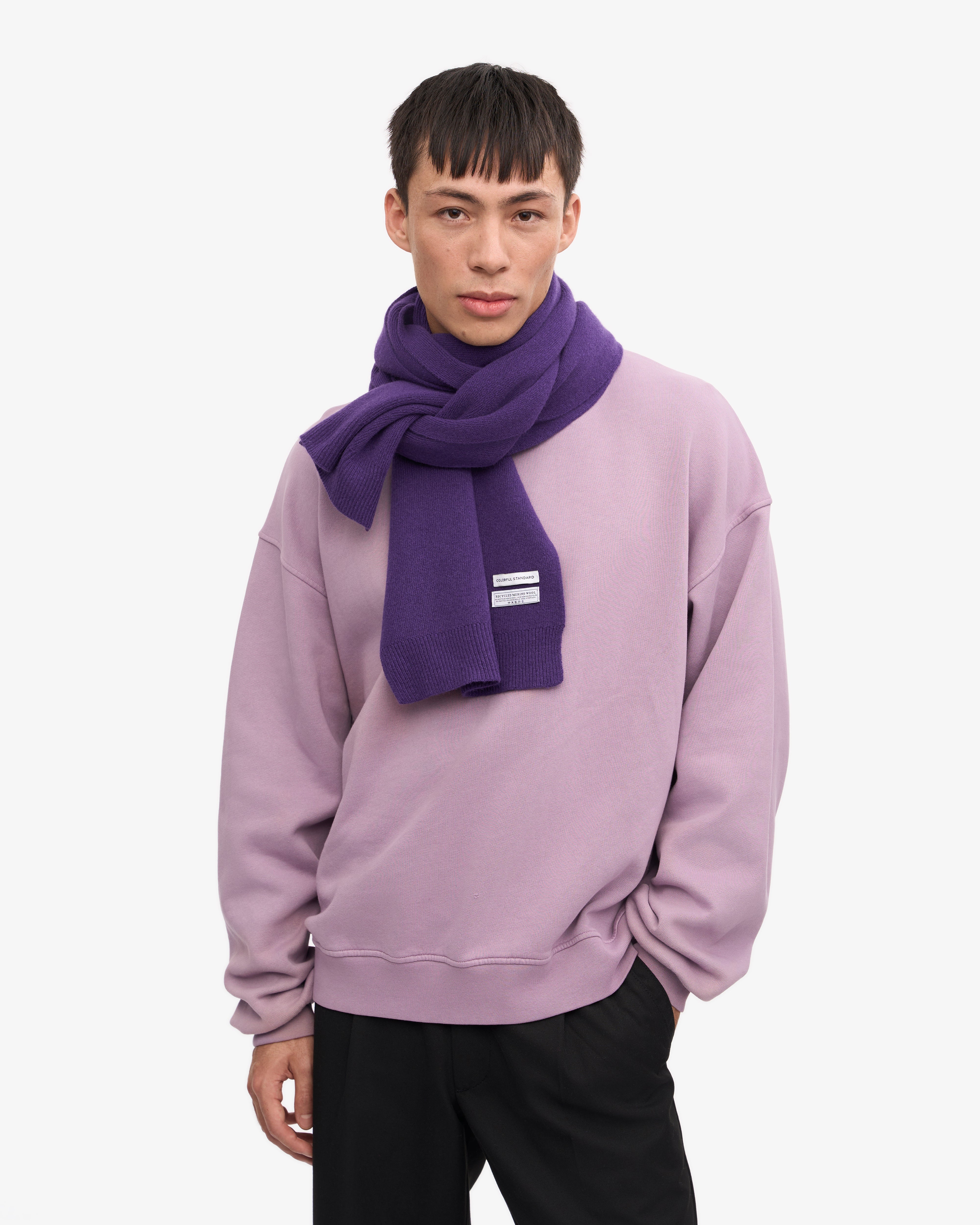 Merino Wool Scarf - Ultra Violet