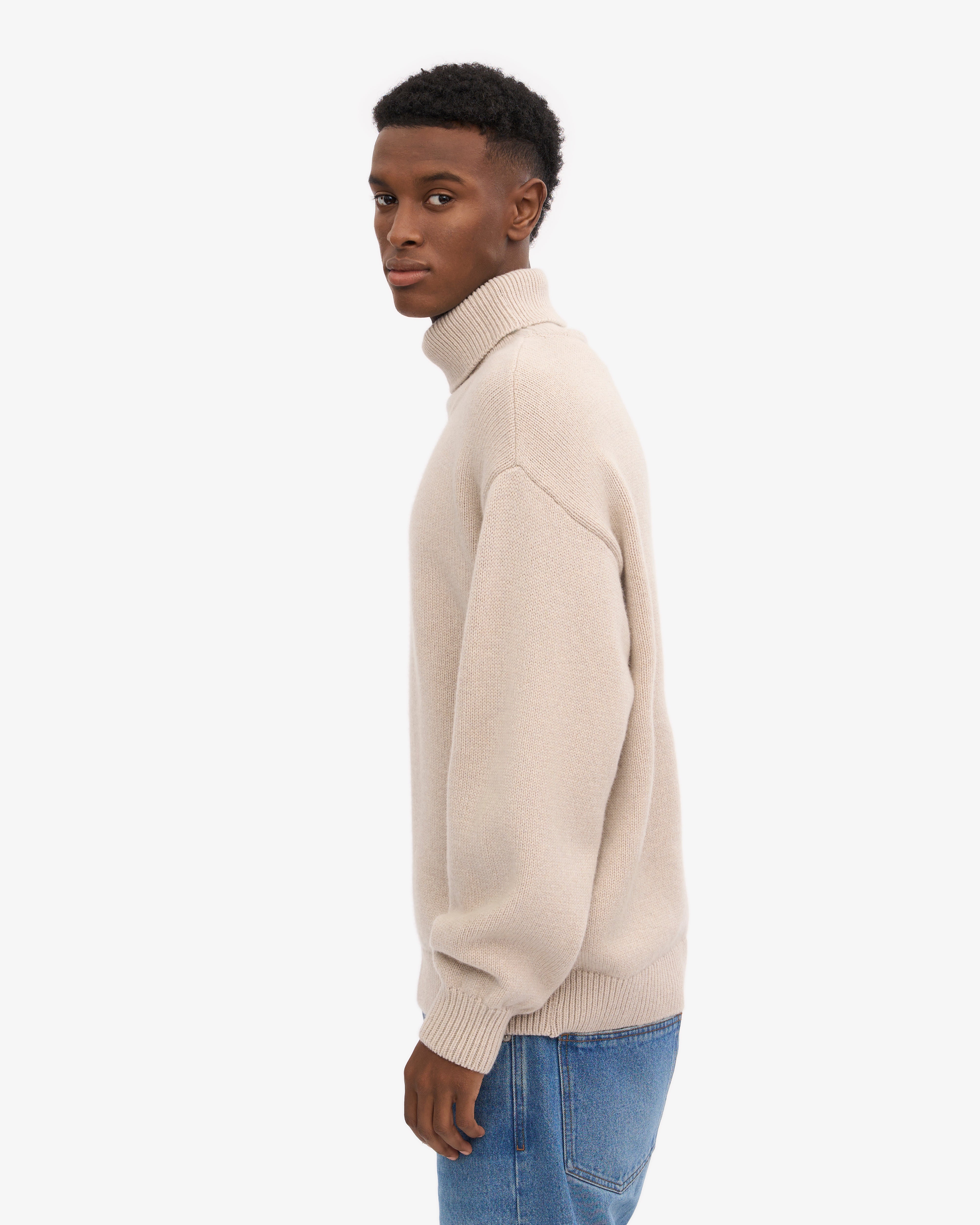 Merino Wool Turtleneck White Mock Turtleneck Merino Wool