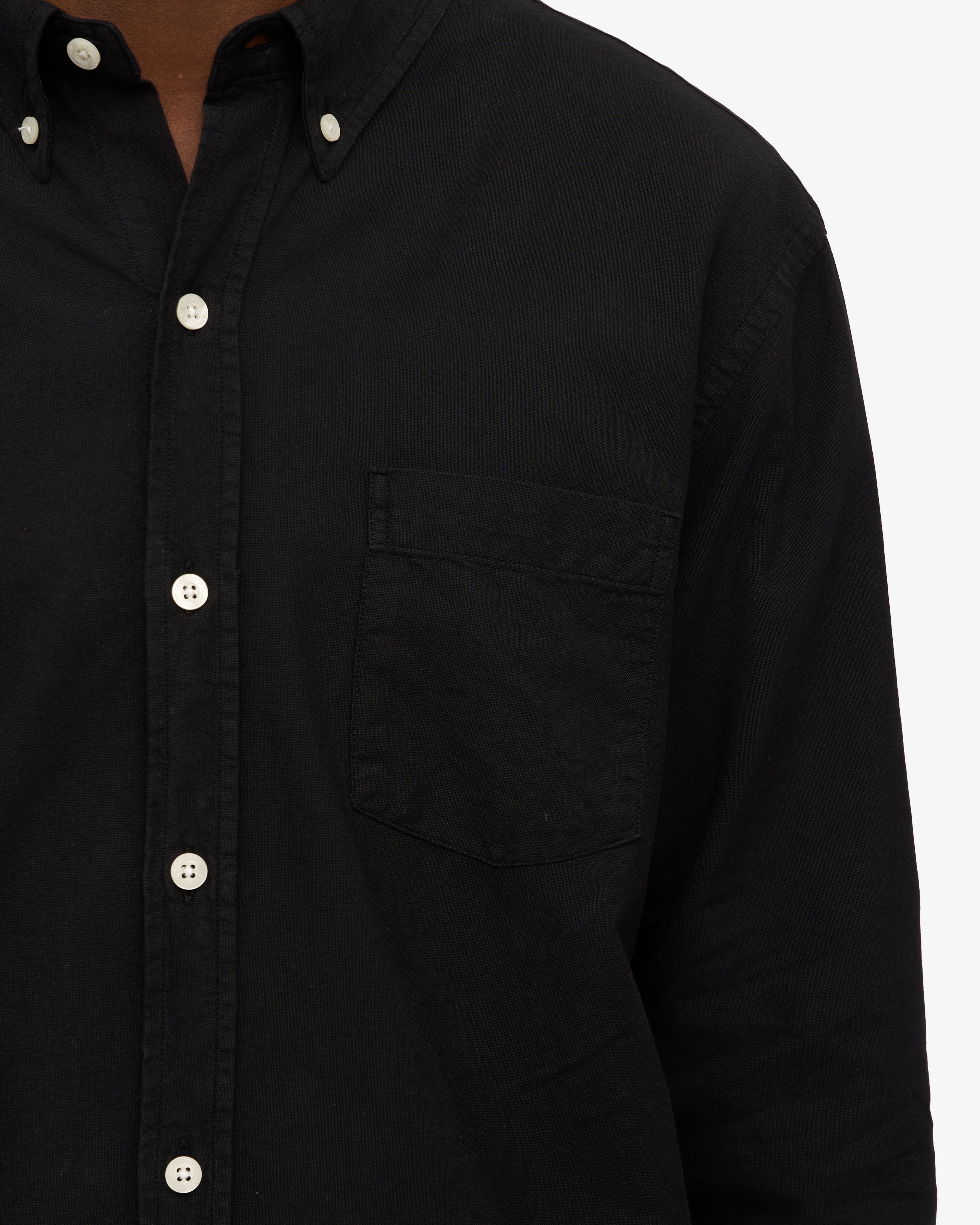 Organic Button Down Shirt - Deep Black – Colorful Standard Organic Button Down Shirt - Deep Black – Colorful Standard