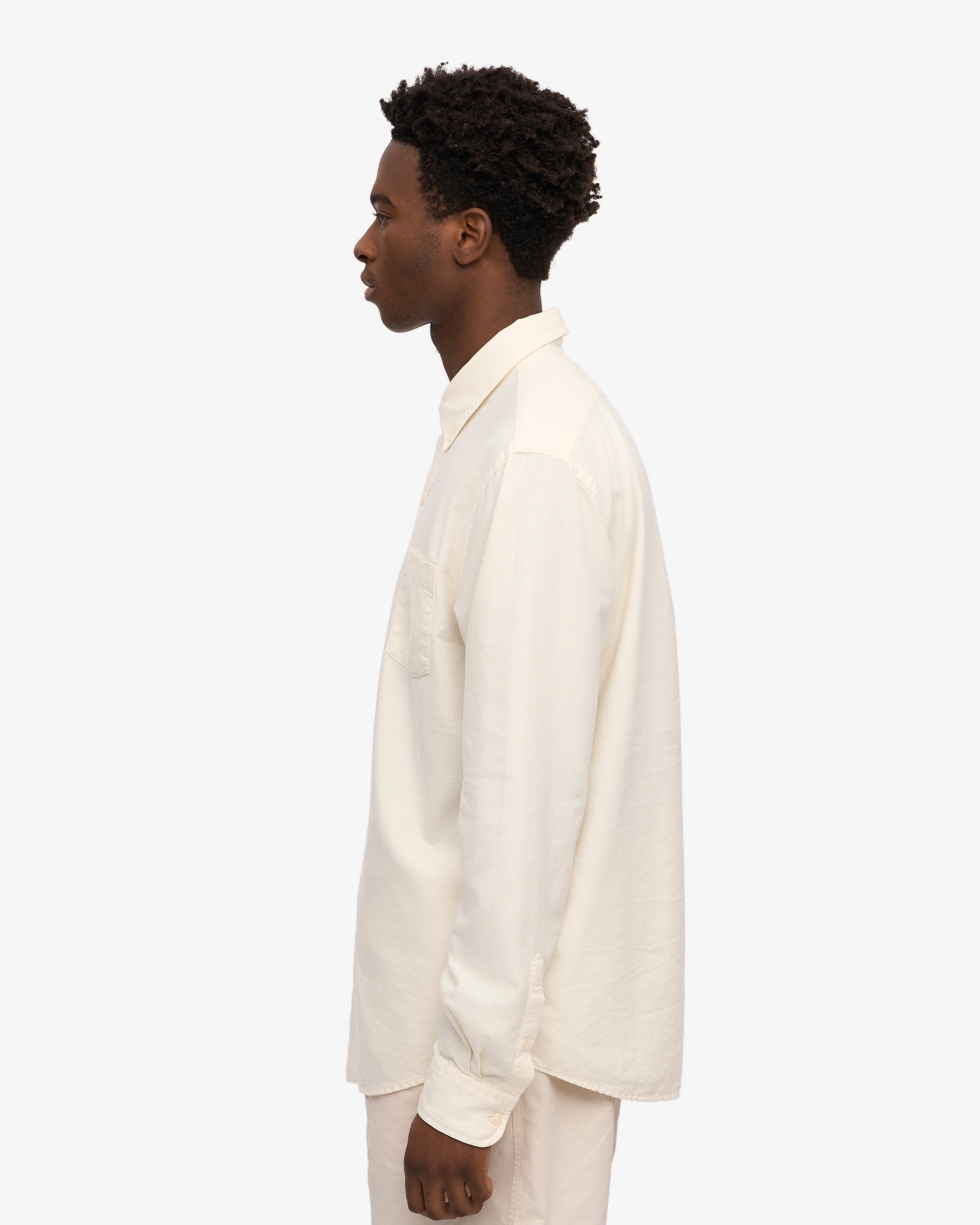 Colorful Standard Organic Button Down Shirt - Ivory White - M Colorful Standard Organic Button Down Shirt - Ivory White - M