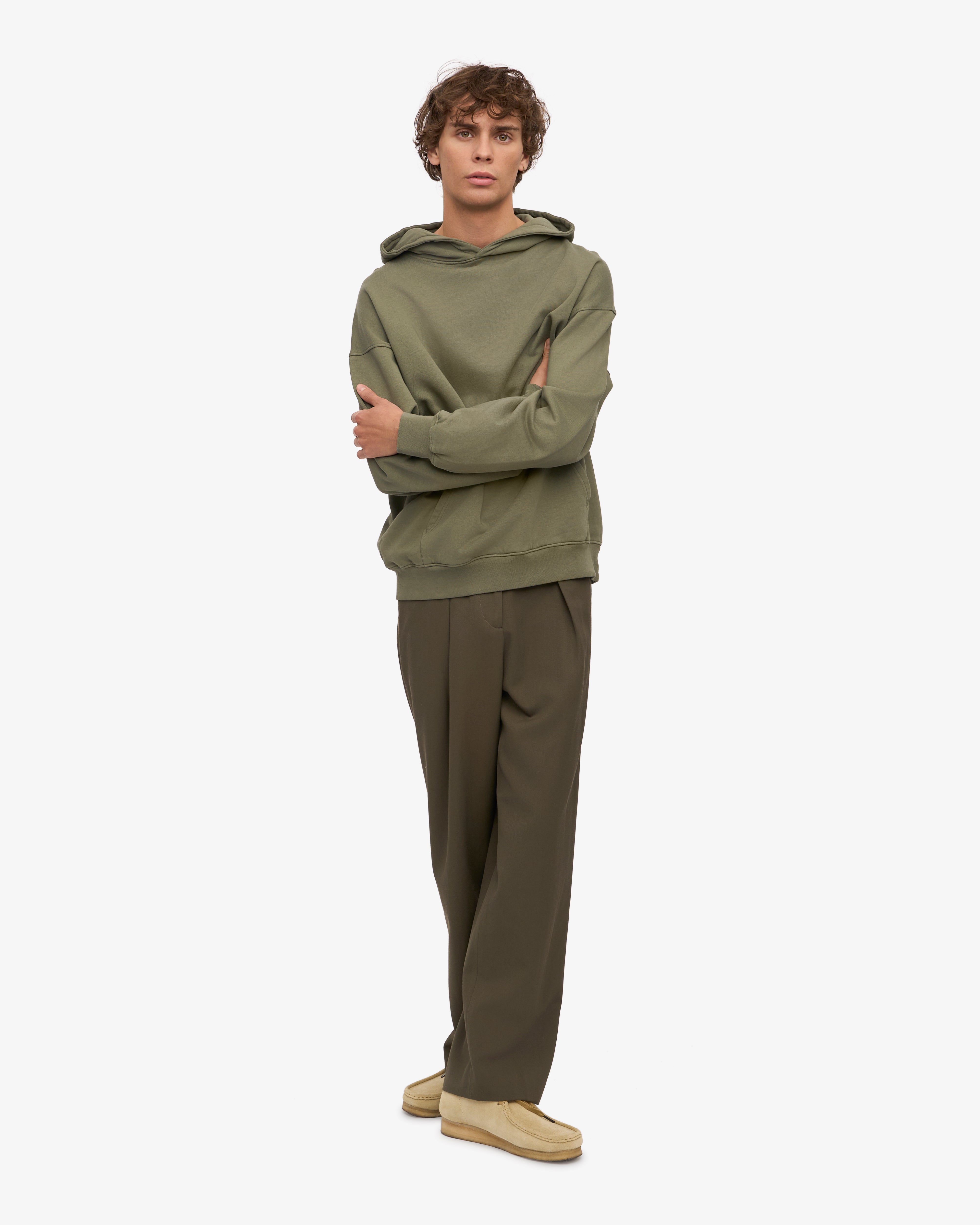 Olive Green Pants Olive And Orange Hoodie Organic Oversized Hood