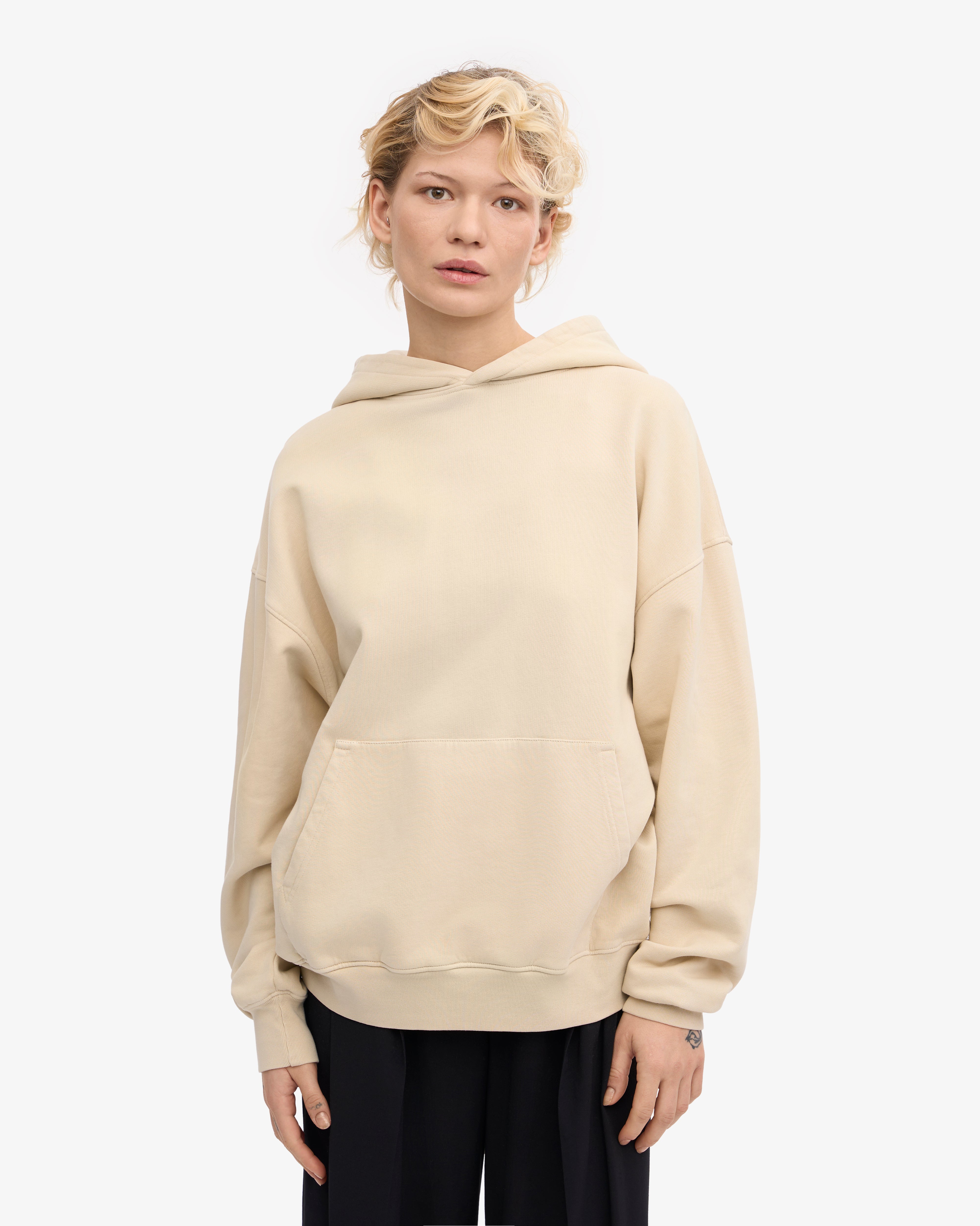 Organic Oversized Hood - Ivory White