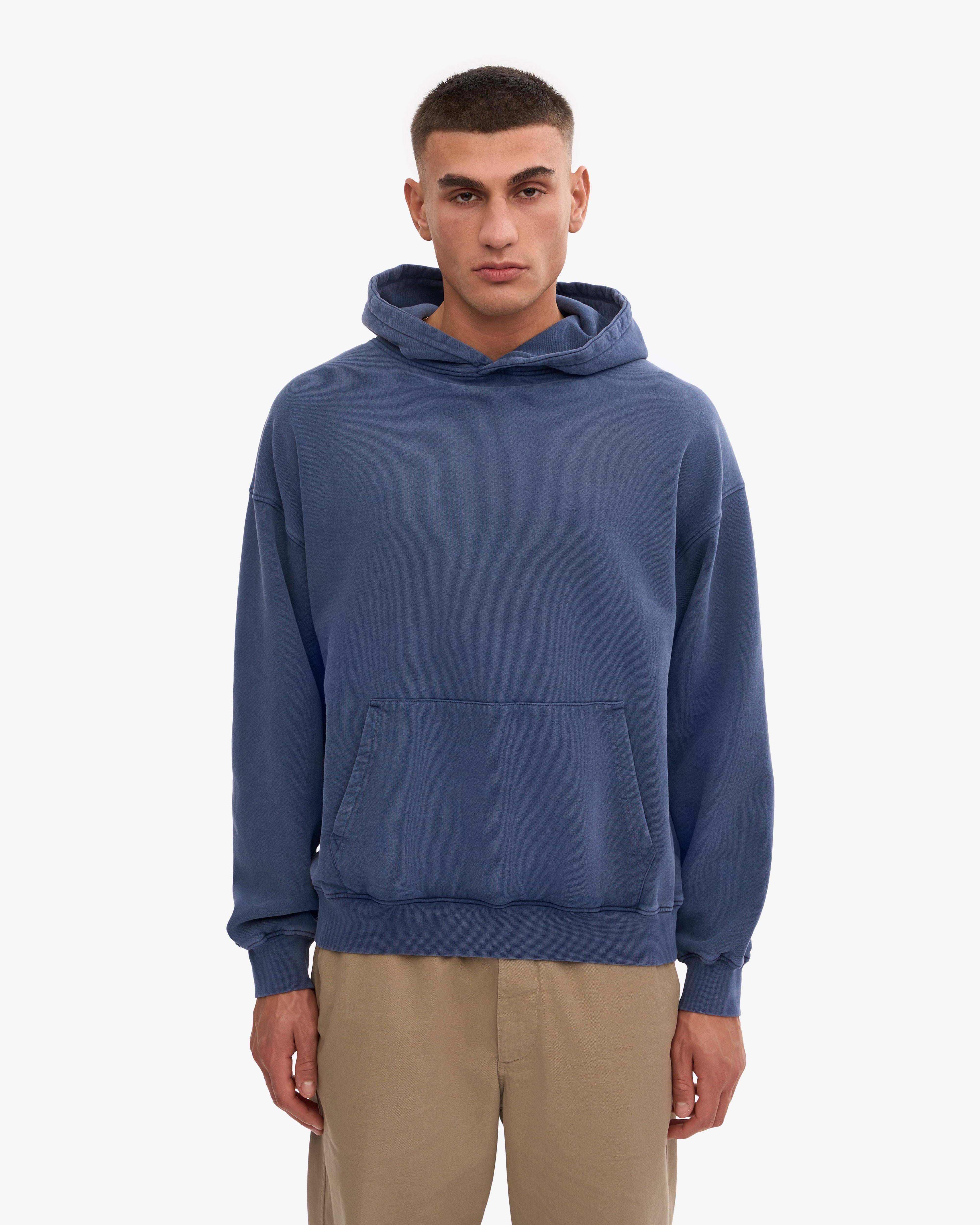 Organic Oversized Hood - Neptune Blue