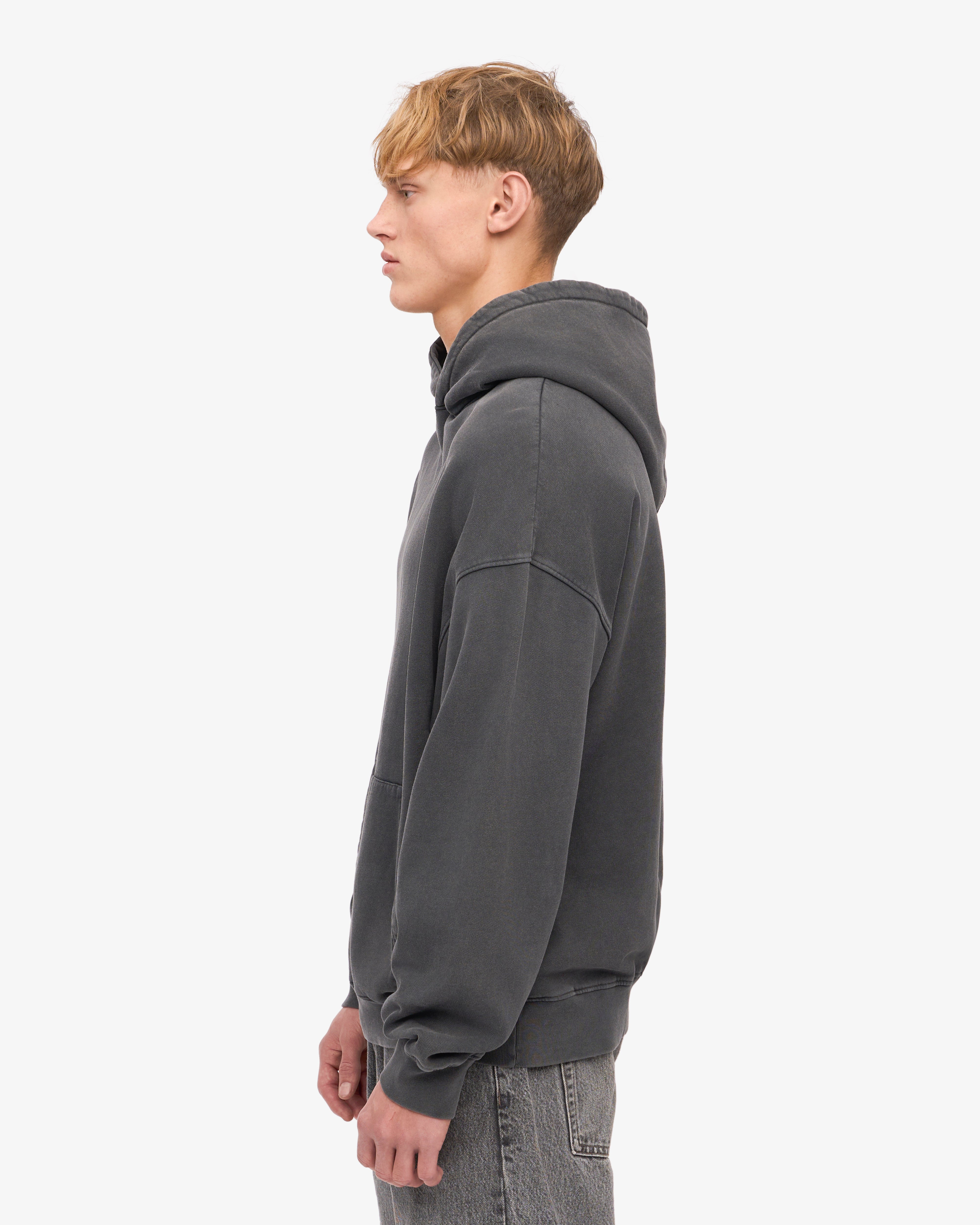 Organic Oversized Hood - Faded Black