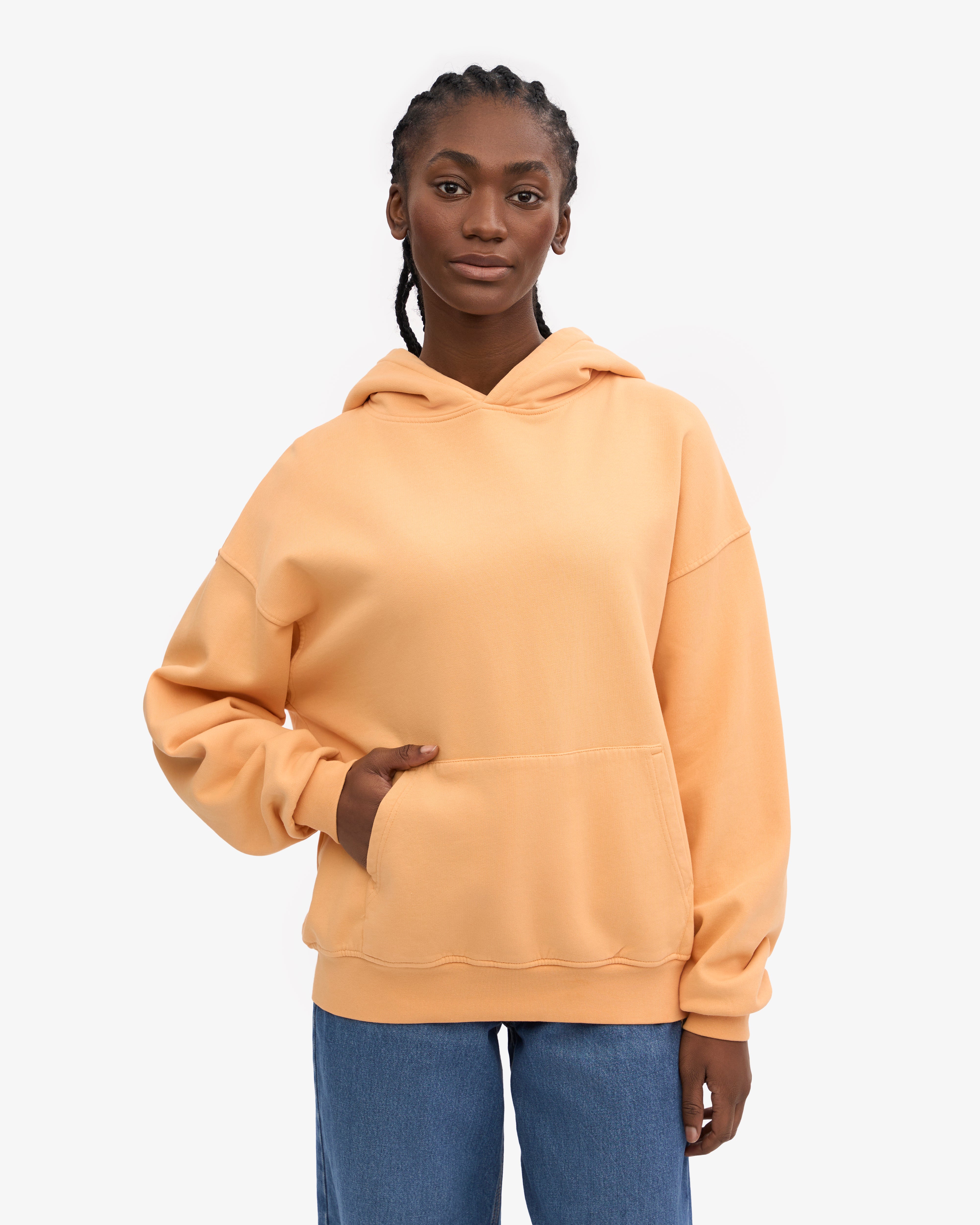 Organic Oversized Hood - Sandstone Orange