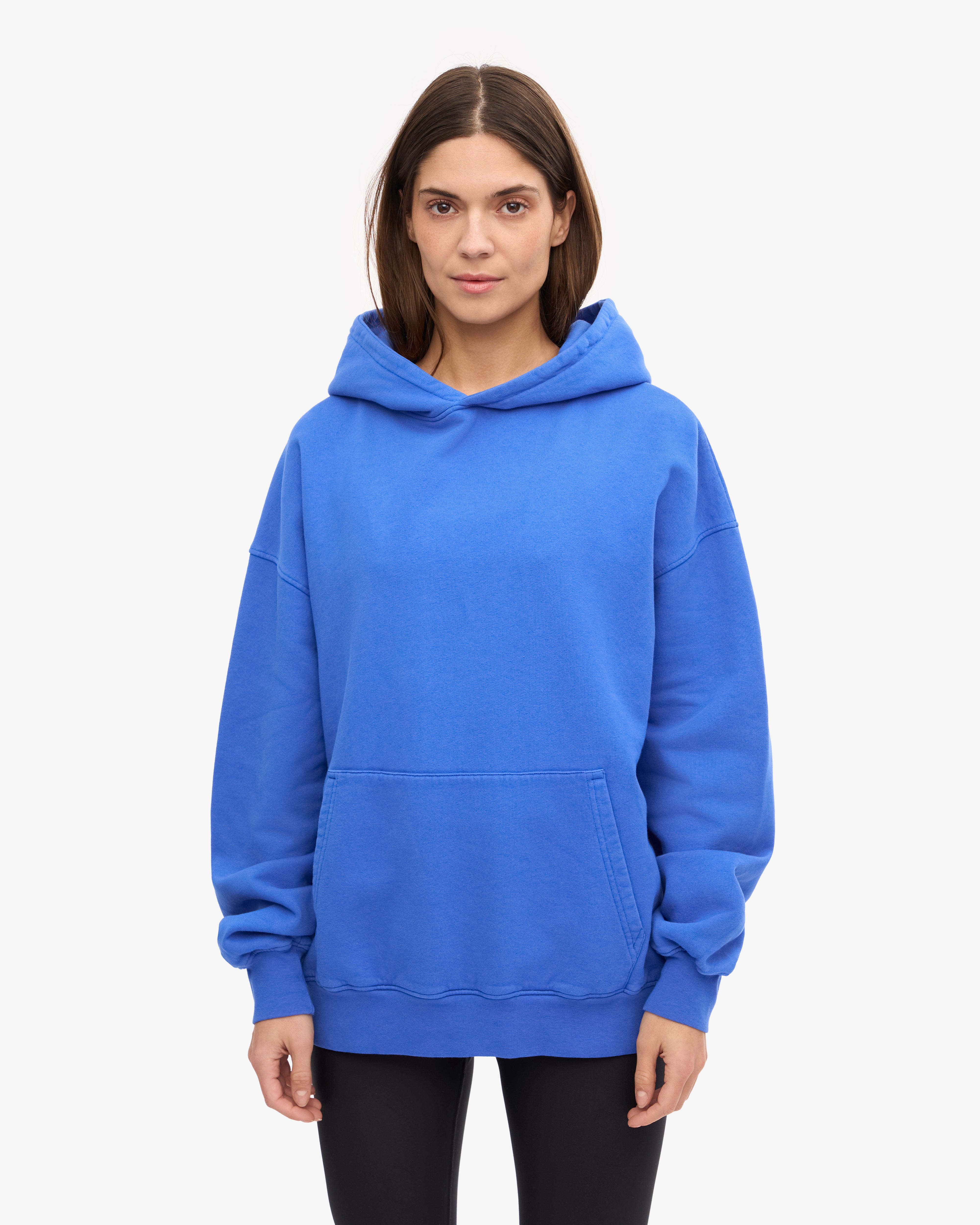 Organic Oversized Hood - Sapphire Blue